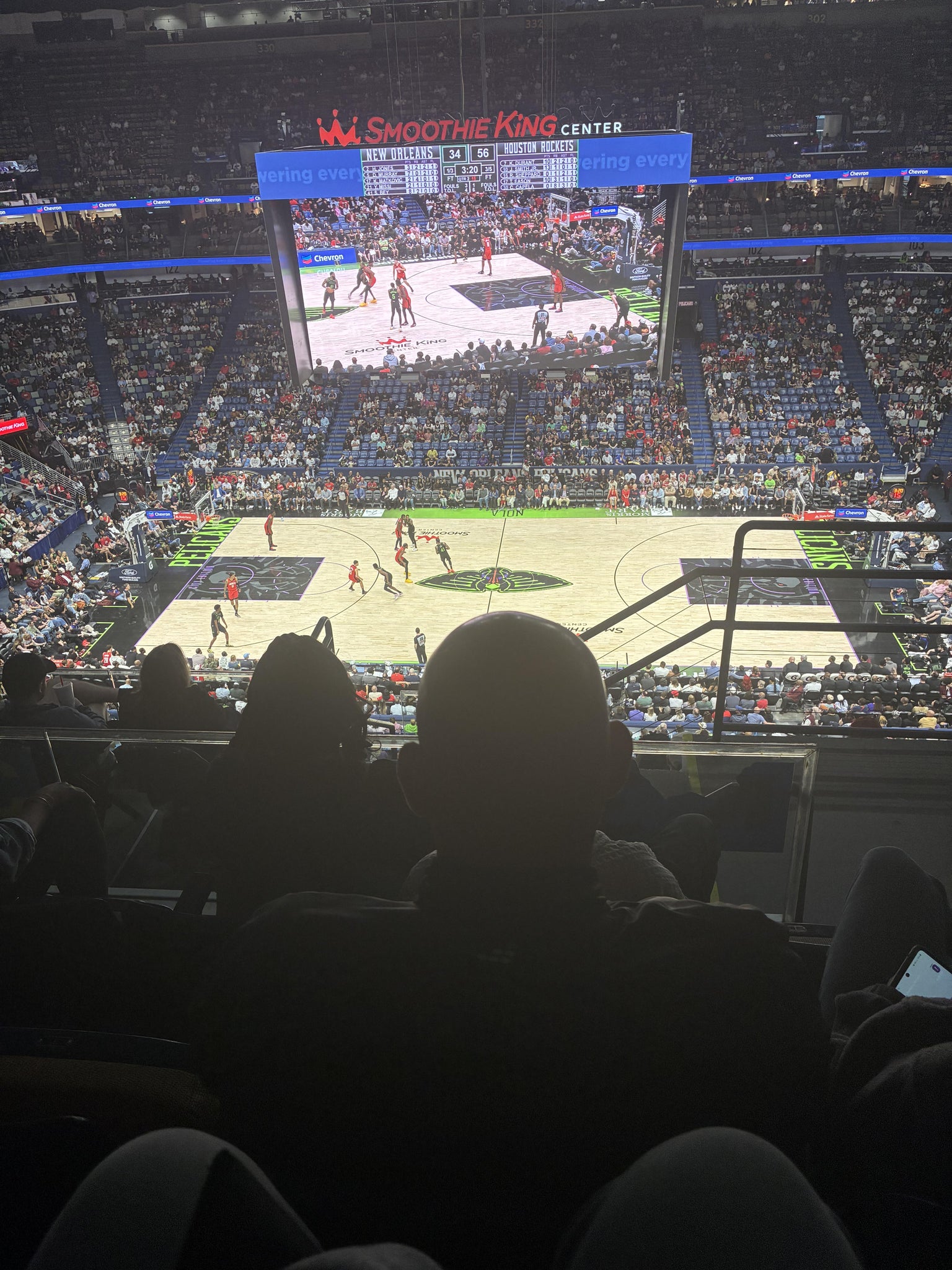 Real Fan View taken from Section 316 at Smoothie King Center by Malayja M