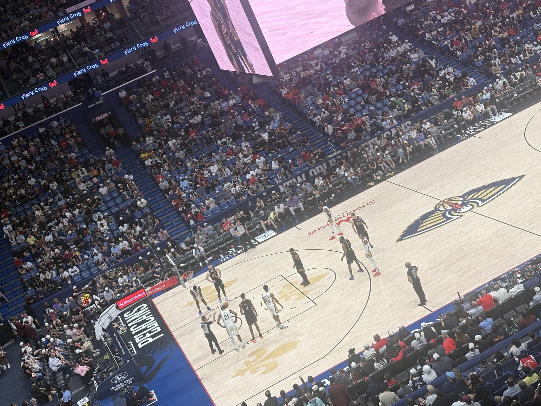 Real Fan View taken from Section 317 at Smoothie King Center by Kevontre W