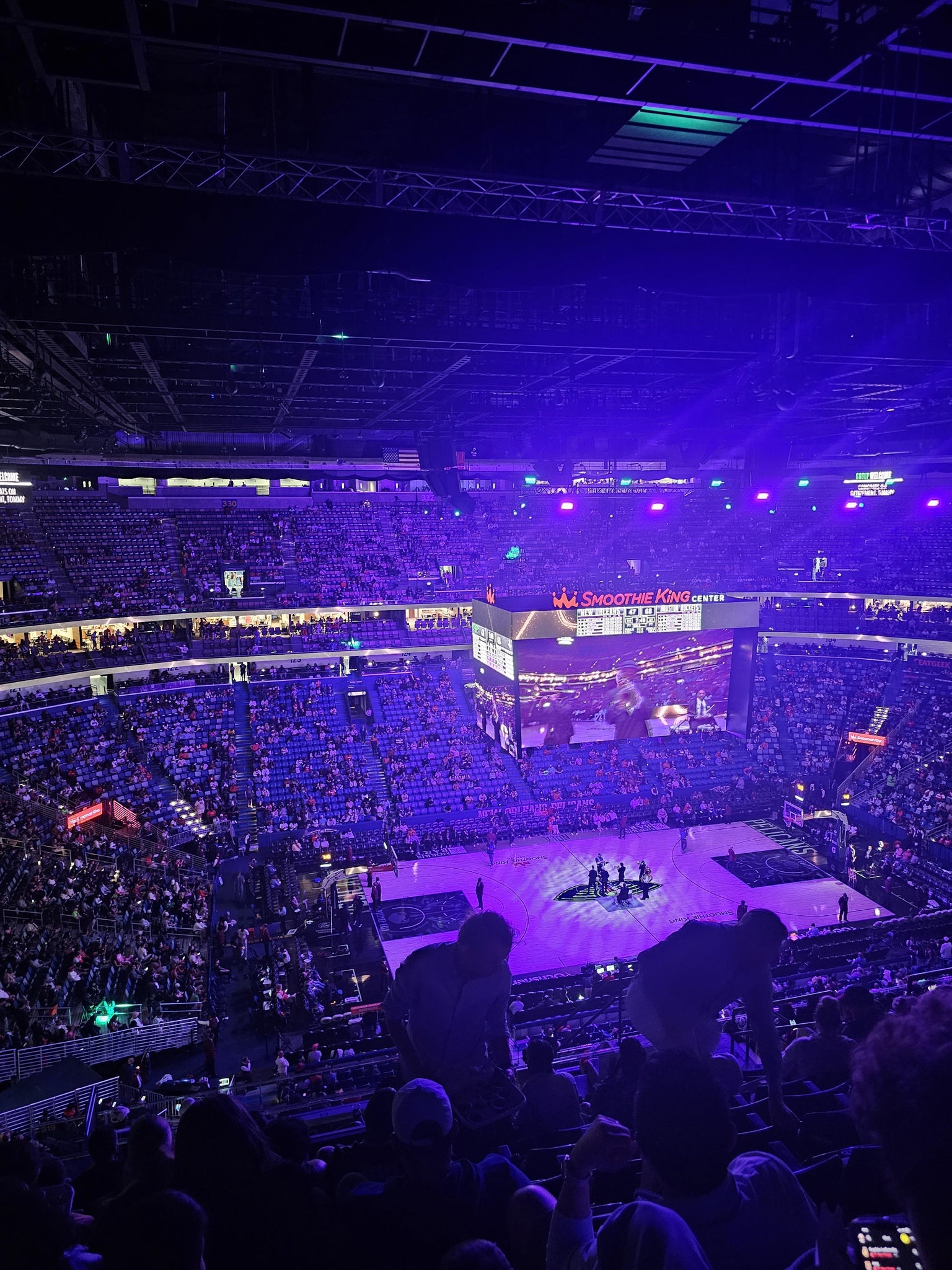 Real Fan View taken from Section 318 at Smoothie King Center by Juan pablo E