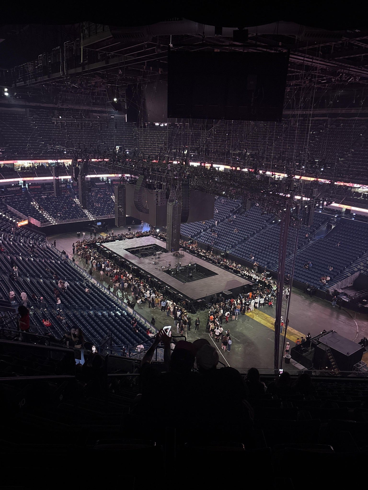 Real Fan View taken from Section 327 at Smoothie King Center by Tyeshia P