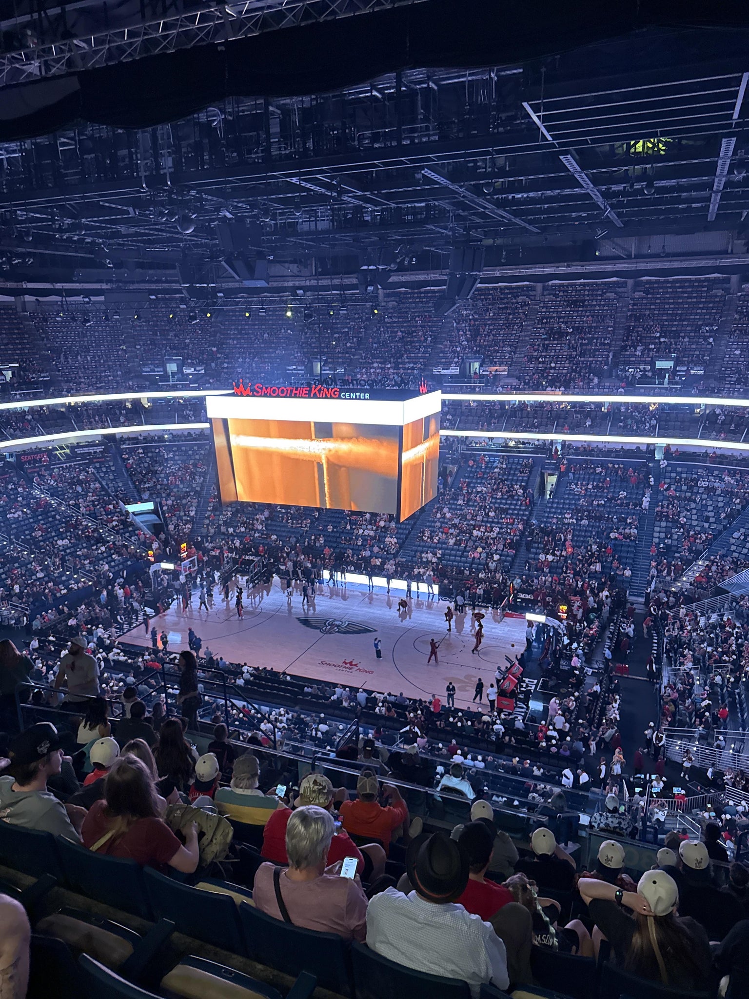 Real Fan View taken from Section 330 at Smoothie King Center by Chris L