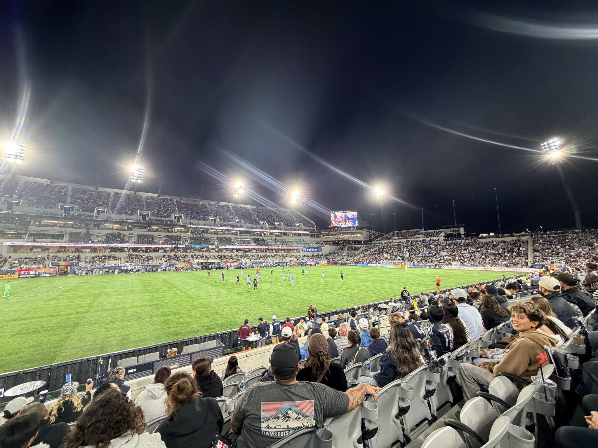 Real Fan View taken from Section 109 at SnapDragon Stadium by Jonathan N
