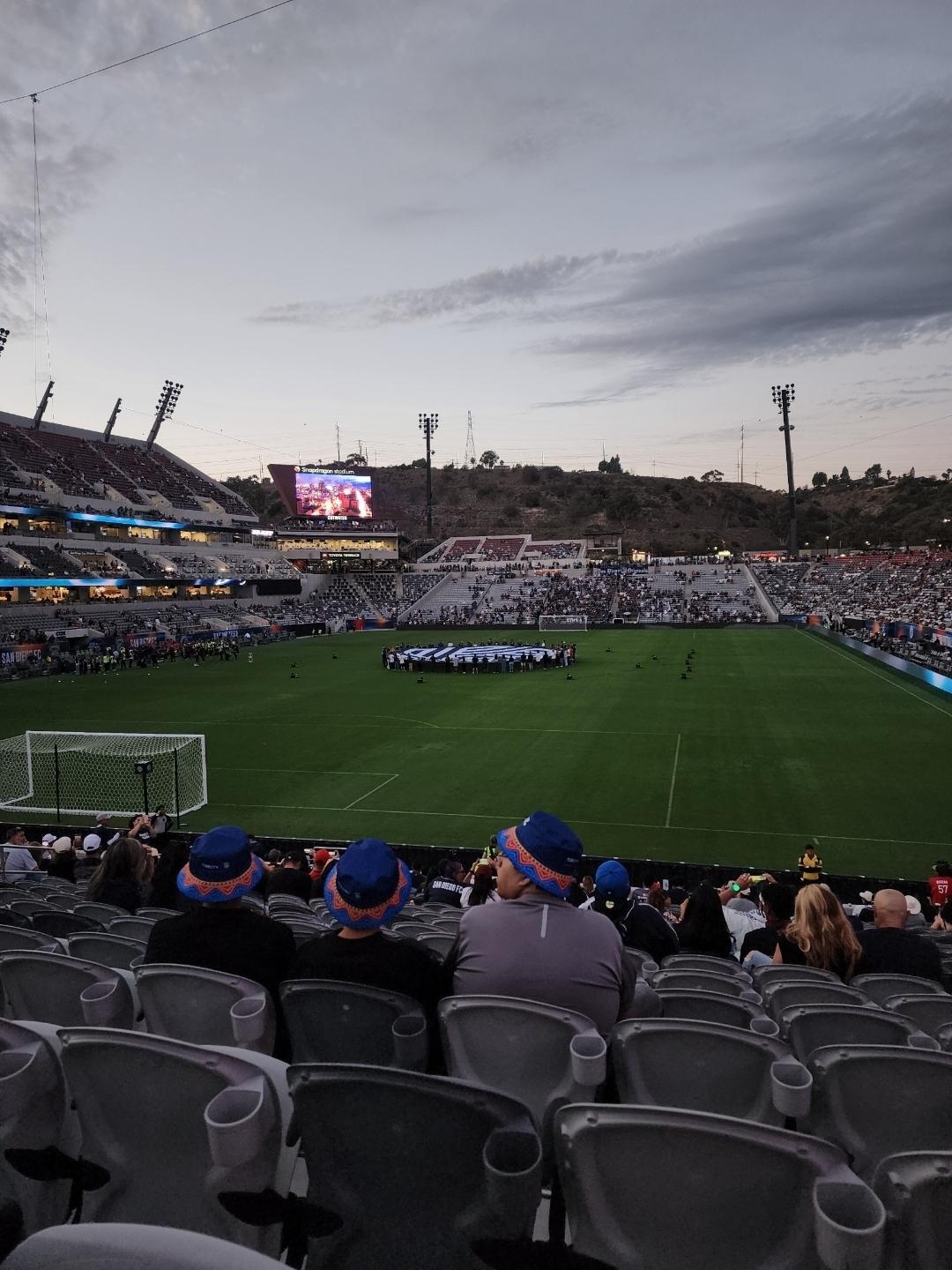 Real Fan View taken from Section 116 at SnapDragon Stadium by Victoria M