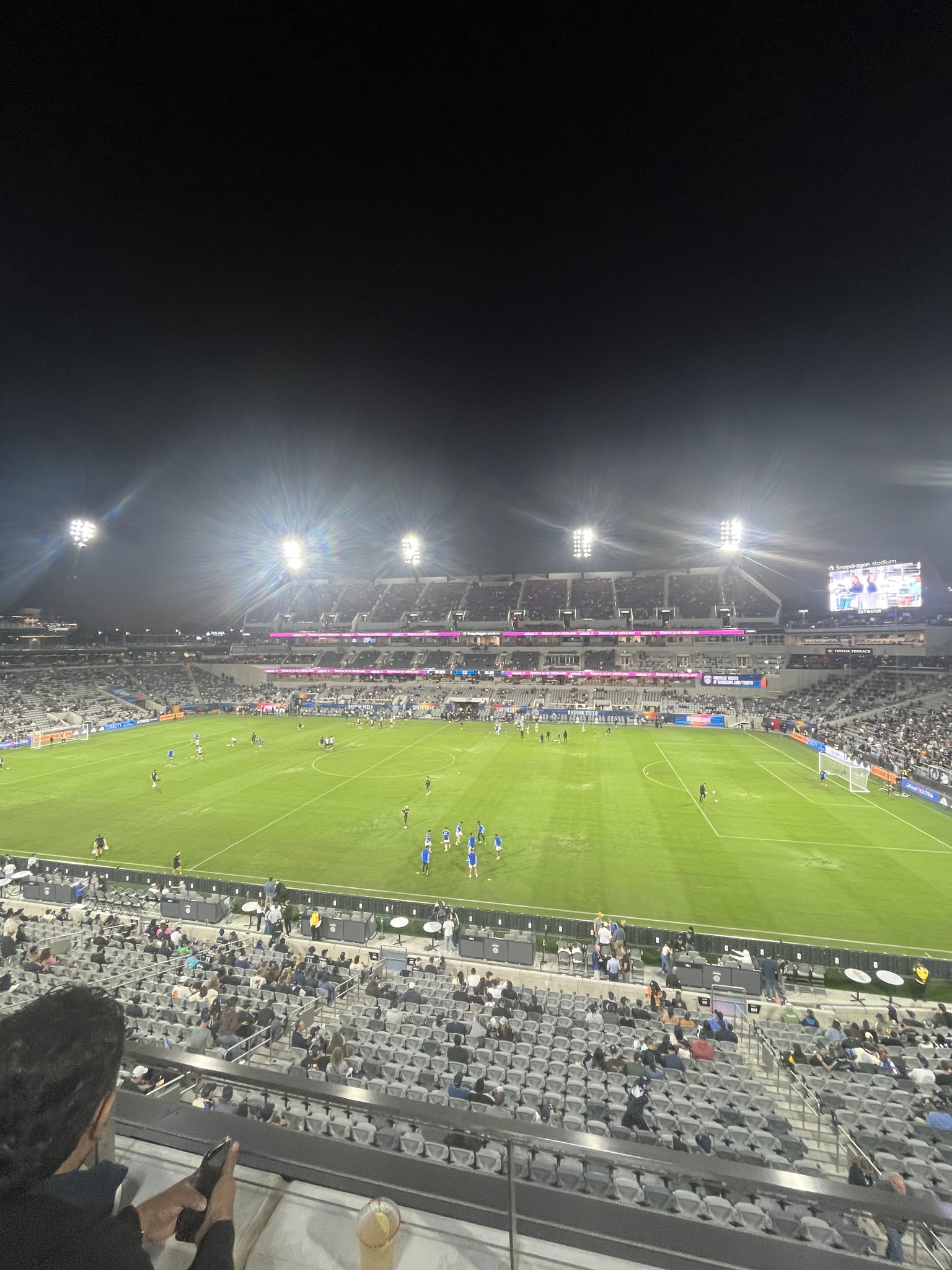 Real Fan View taken from Section 204 at SnapDragon Stadium by Aidan D