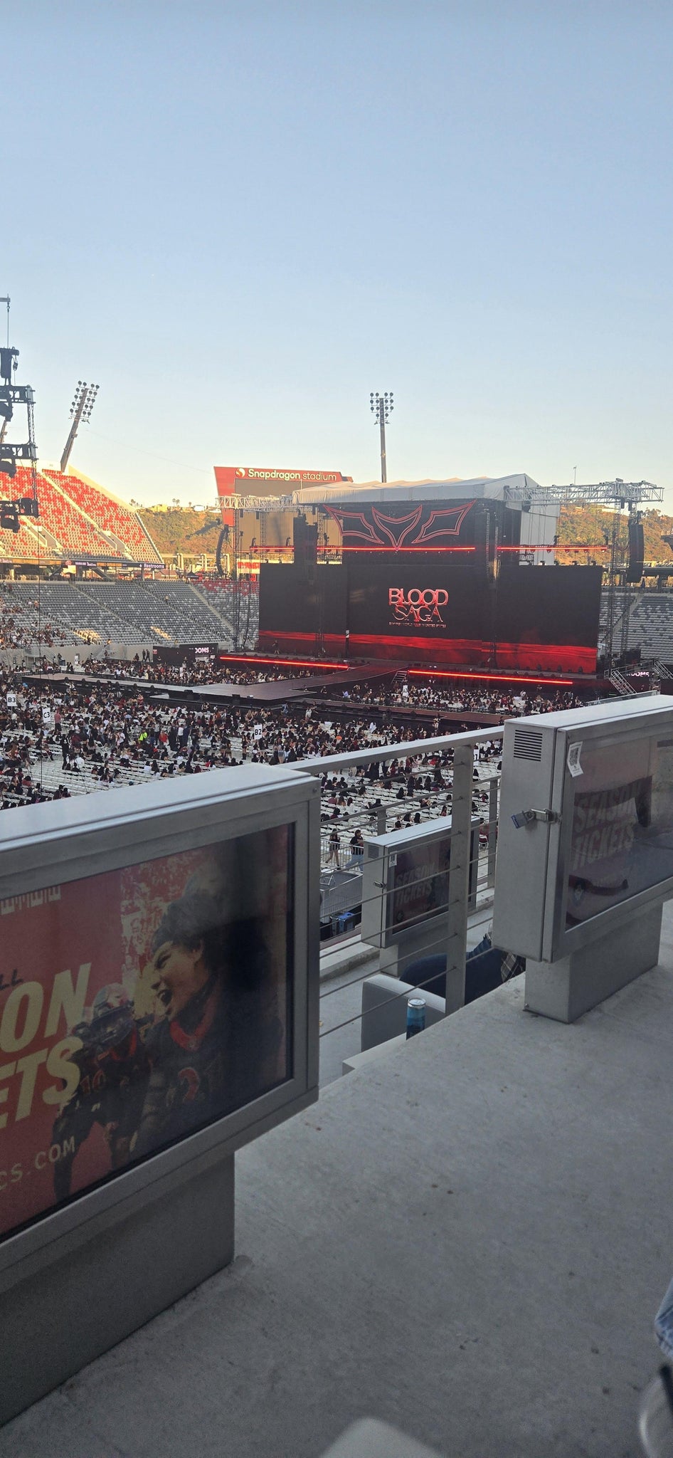 Real Fan View taken from West Loge Box 234 at SnapDragon Stadium by Nelly G