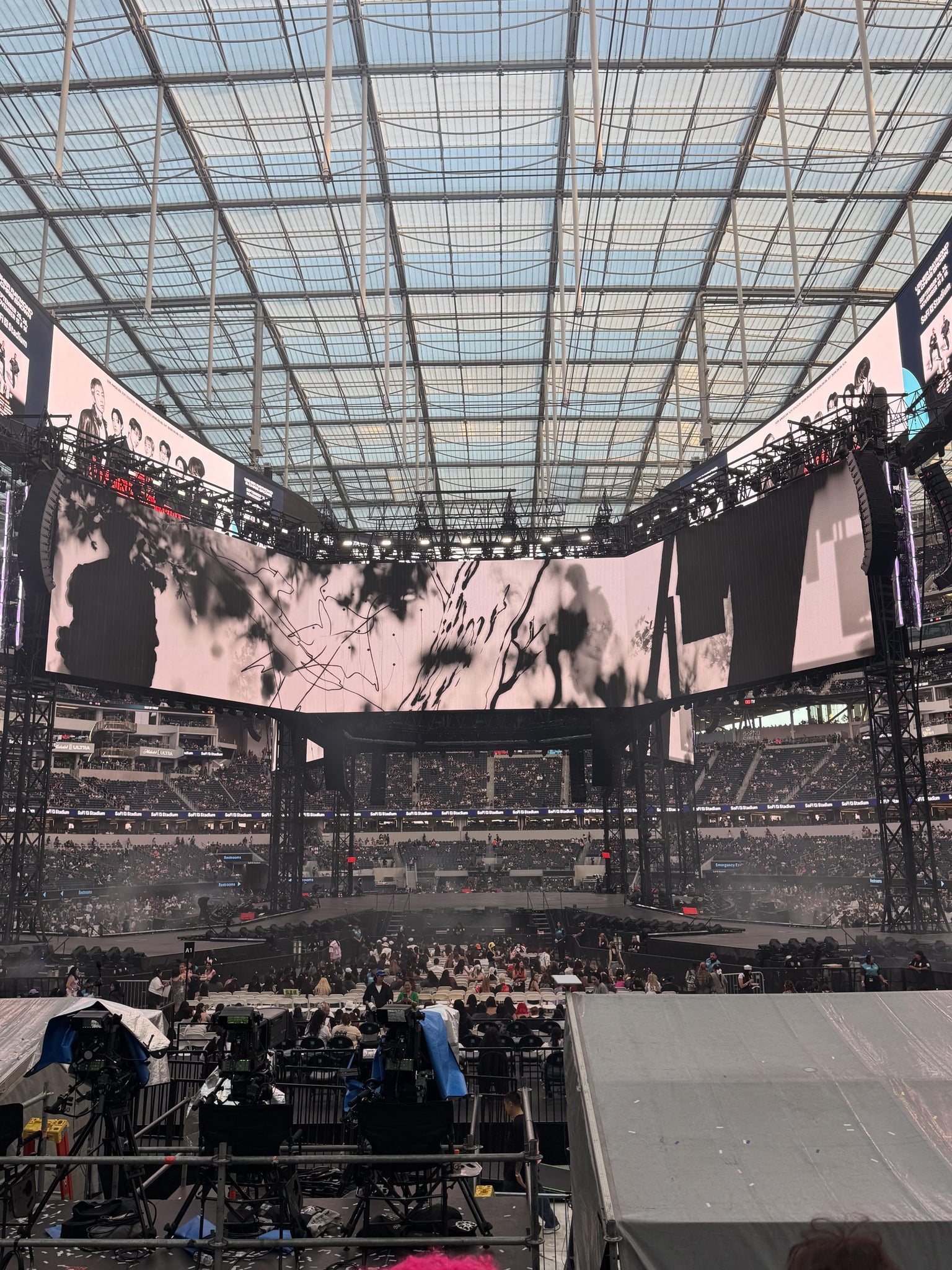 Real Fan View taken from Section 103 at SoFi Stadium by Marina W