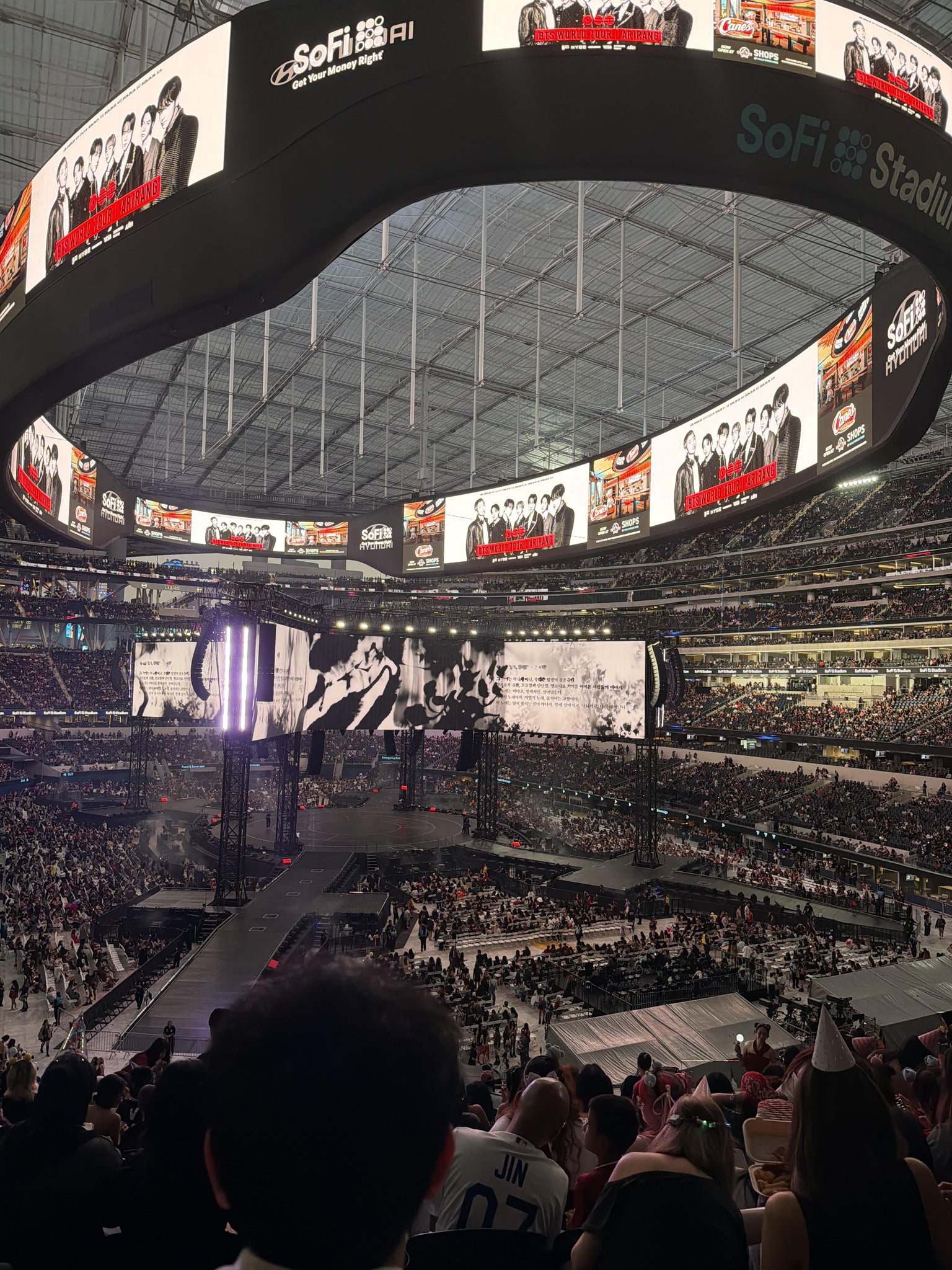 Real Fan View taken from Section 204 at SoFi Stadium by Carolina T