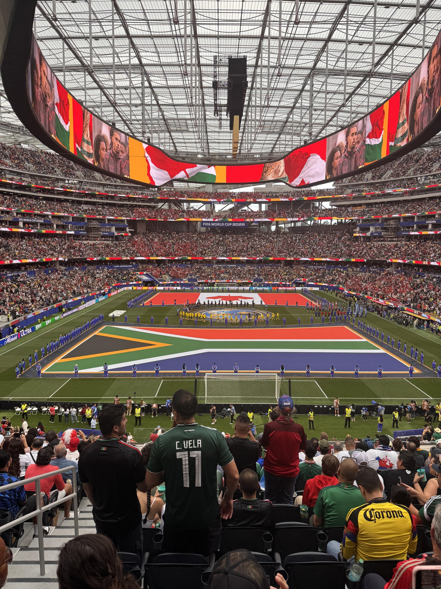 Real Fan View taken from Section 207 at SoFi Stadium by Yesenia M