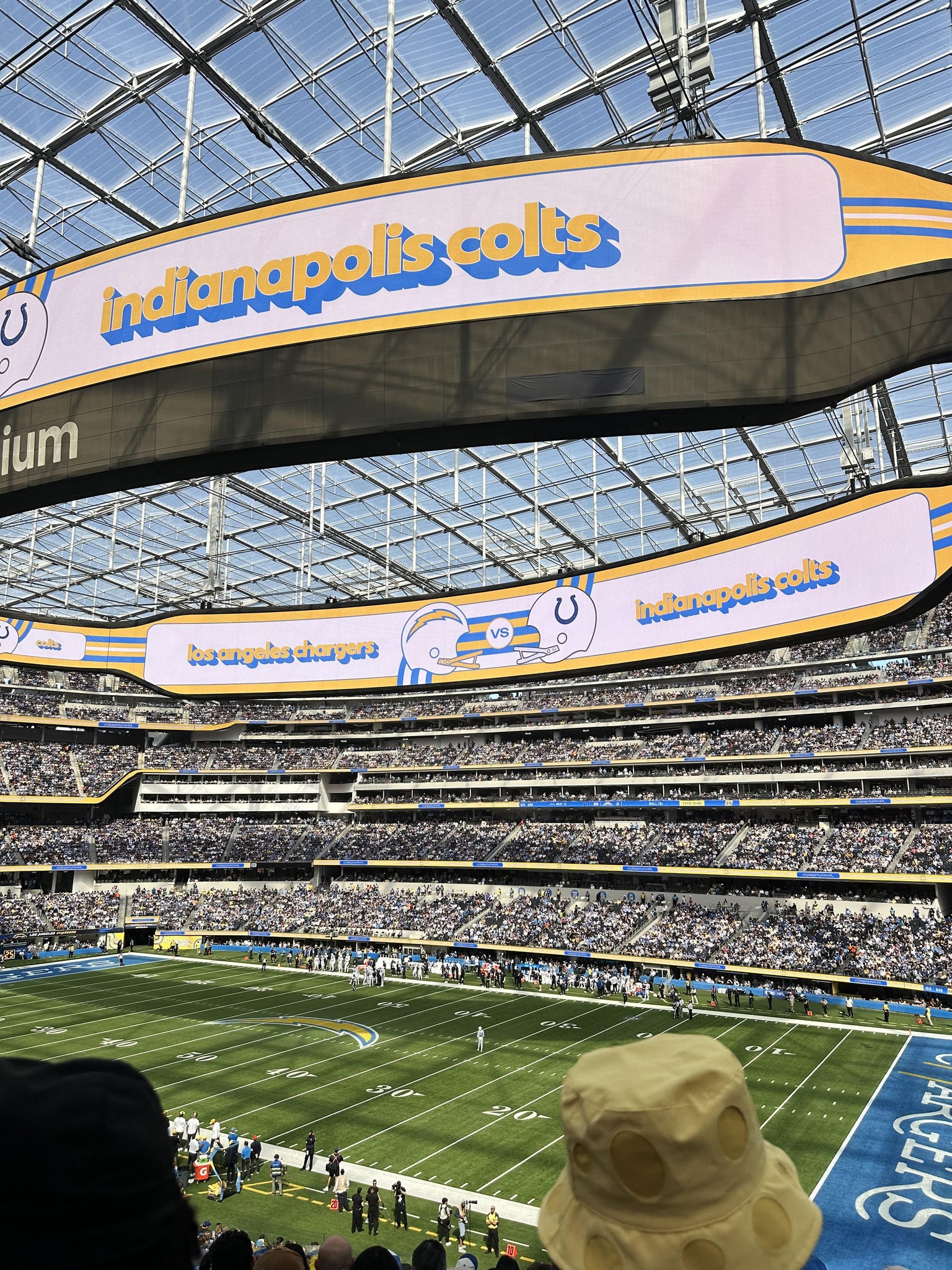 Real Fan View taken from Section 224 at SoFi Stadium by Ashley G