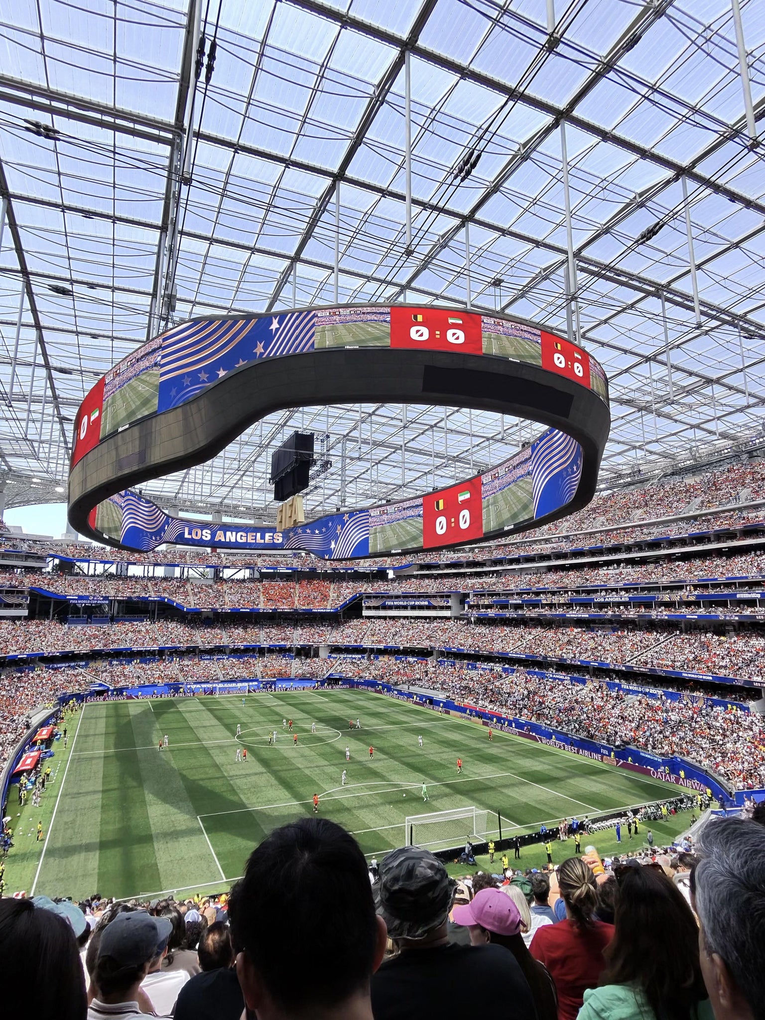 Real Fan View taken from Section 230 at SoFi Stadium by Luis G