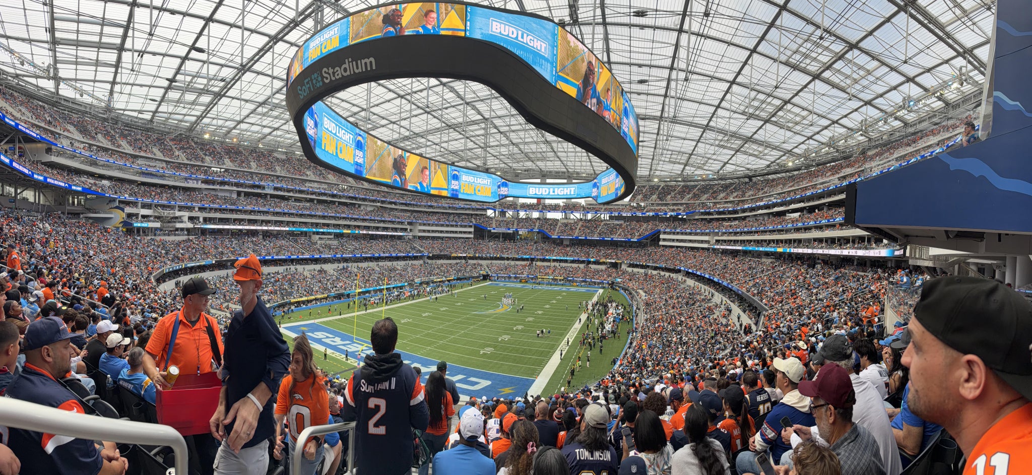 Real Fan View taken from Section 236 at SoFi Stadium by John K