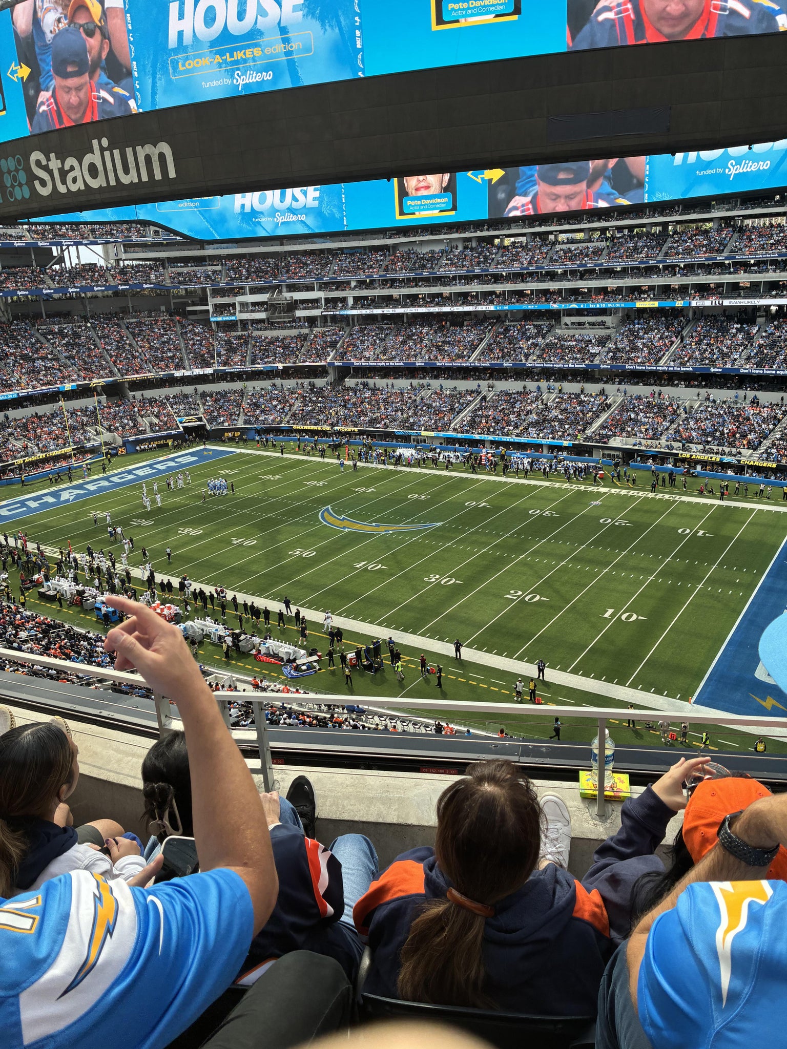 Real Fan View taken from Section 301 at SoFi Stadium by Judi P