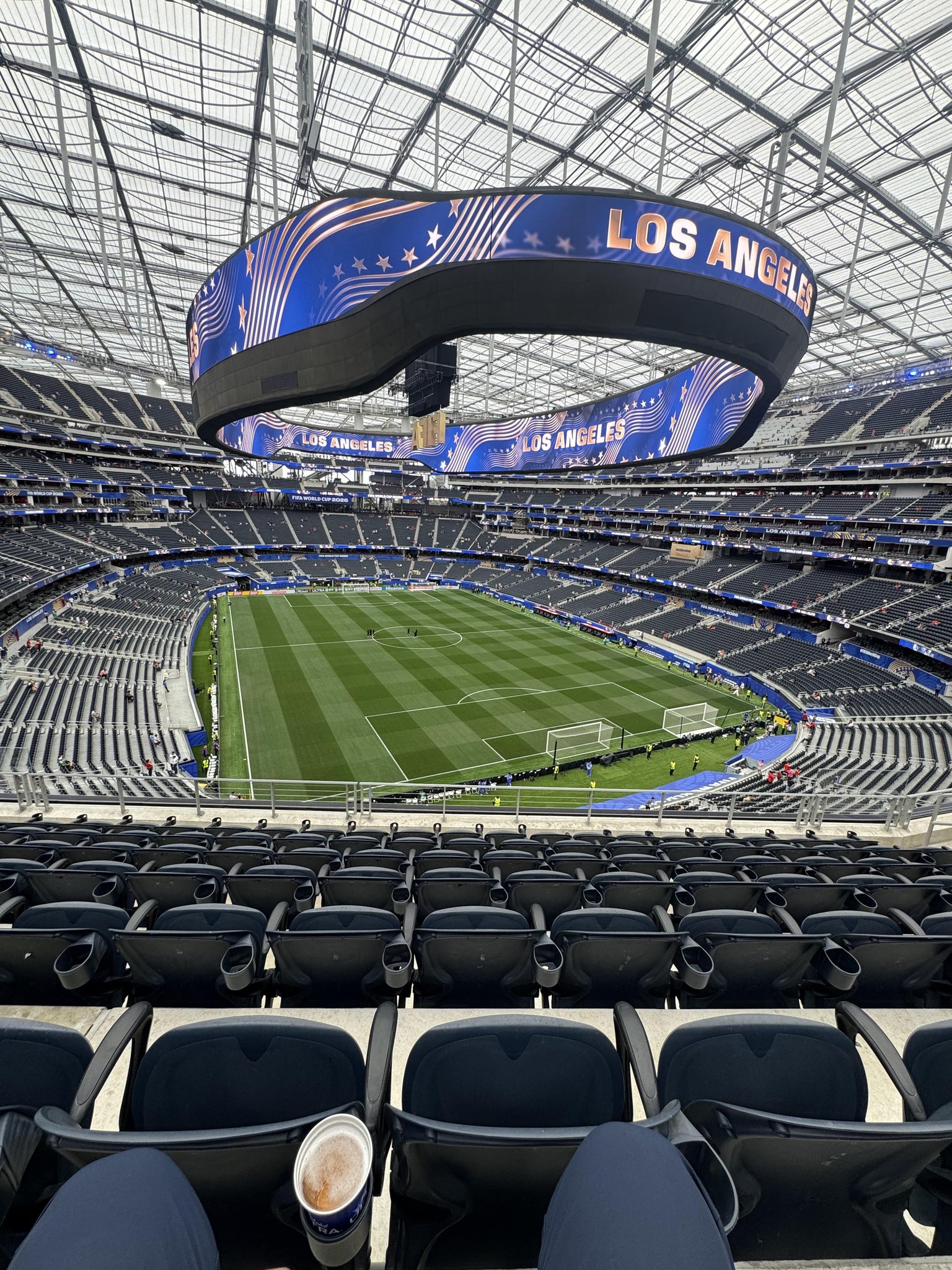 Real Fan View taken from Section 306 at SoFi Stadium by Anonymous User