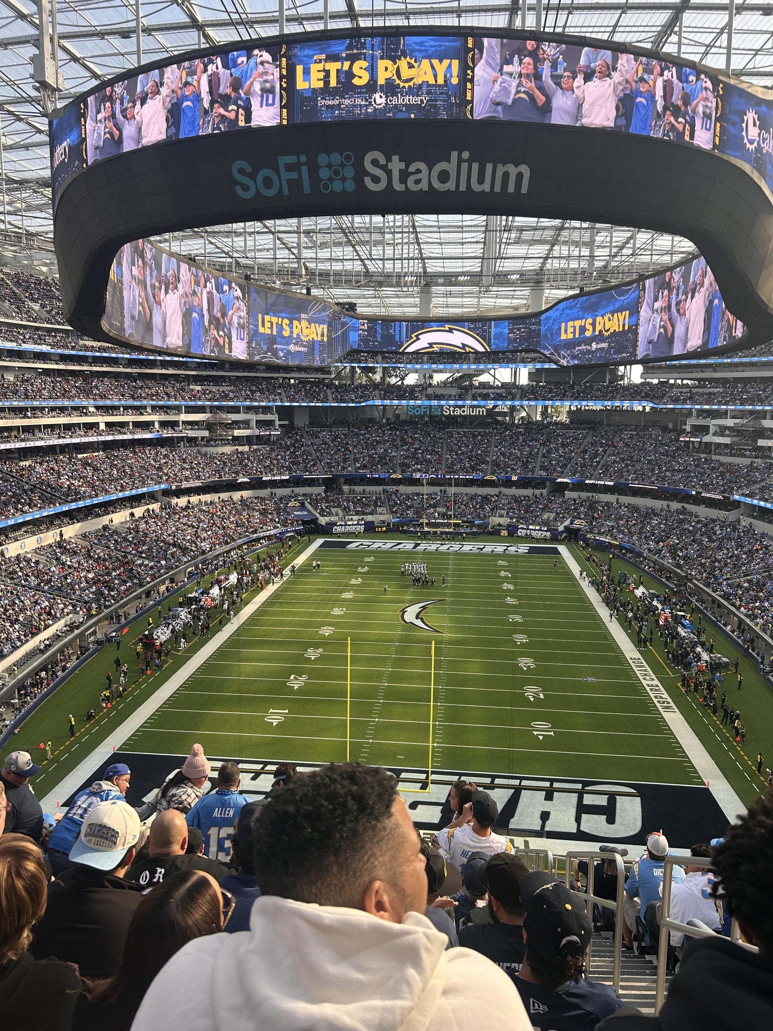 Real Fan View taken from Section 309 at SoFi Stadium by Lizeth V