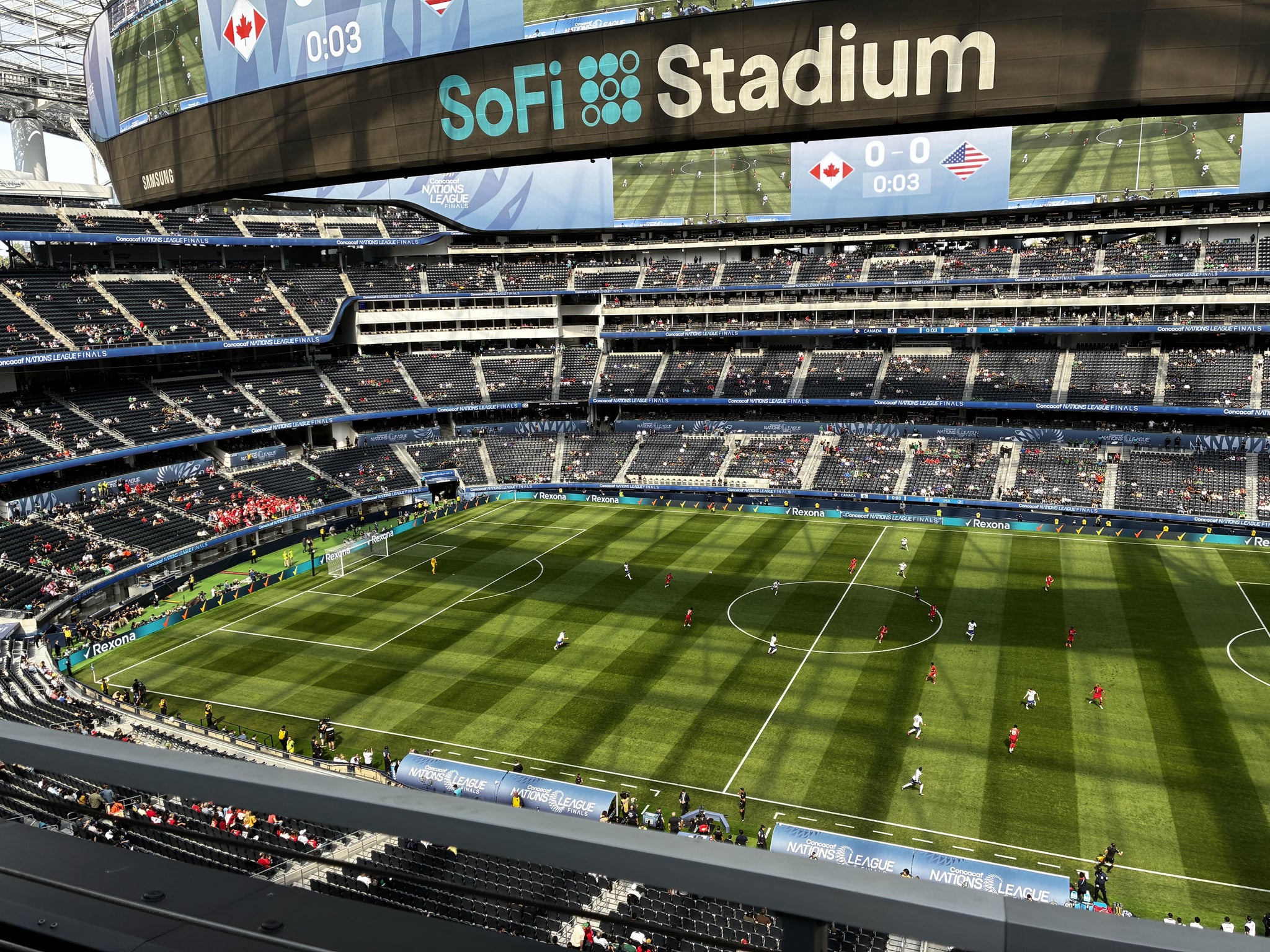 Real Fan View taken from Section 324 at SoFi Stadium by Michael M