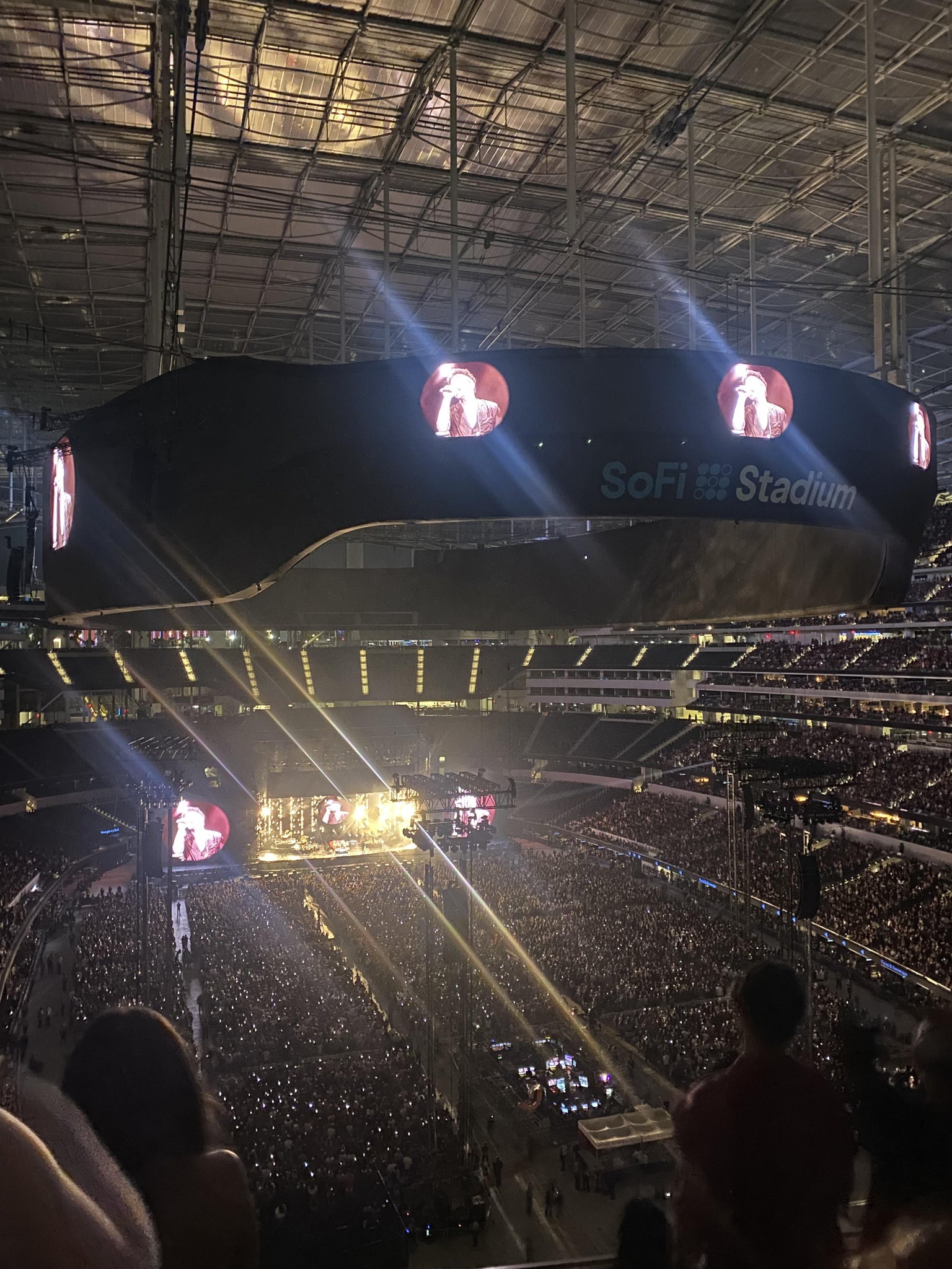 Real Fan View taken from Section 334 at SoFi Stadium by Maria V
