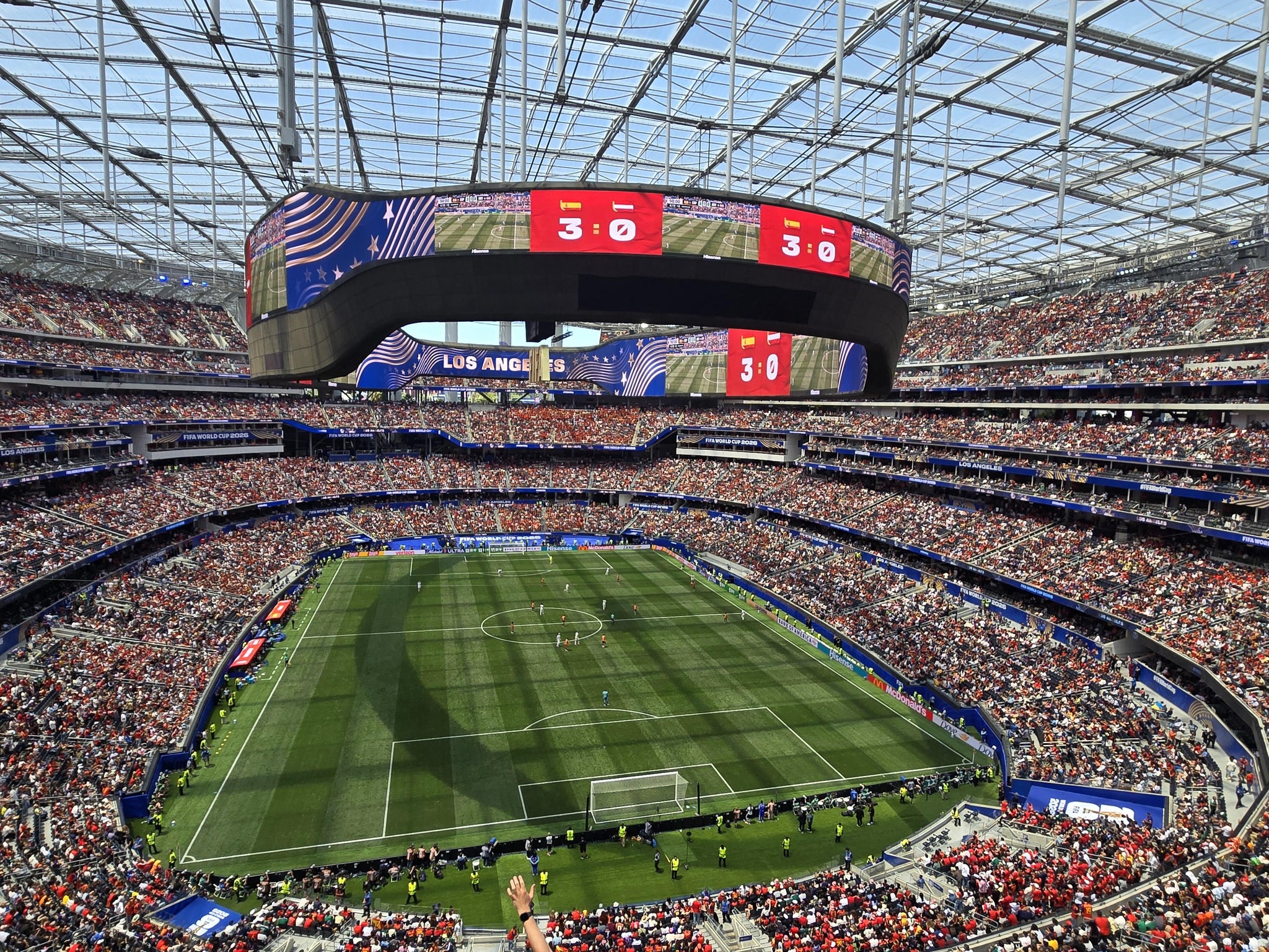 Real Fan View taken from Section 335 WC at SoFi Stadium by Alejandro G