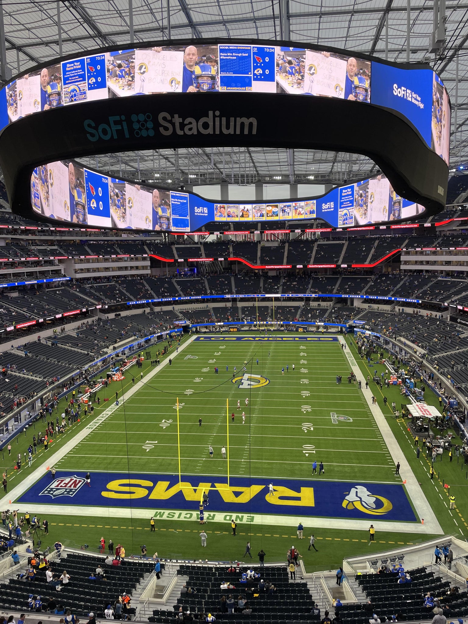Real Fan View taken from Section 337 at SoFi Stadium by Jayson M