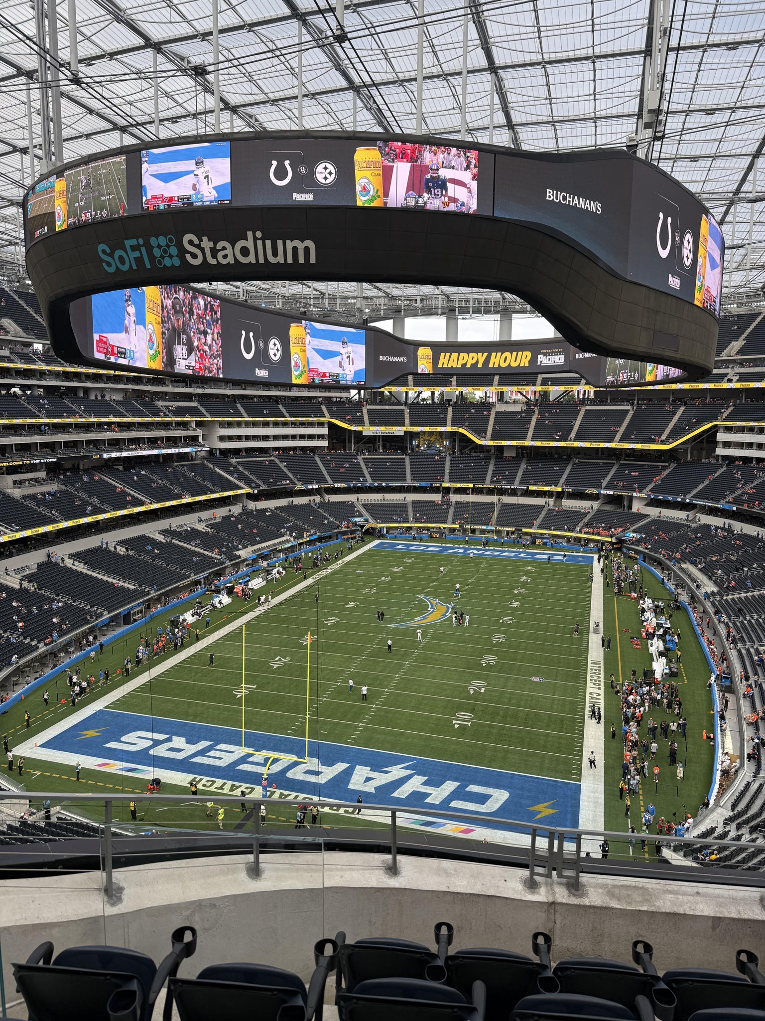 Real Fan View taken from Section 337 at SoFi Stadium by Jeff M
