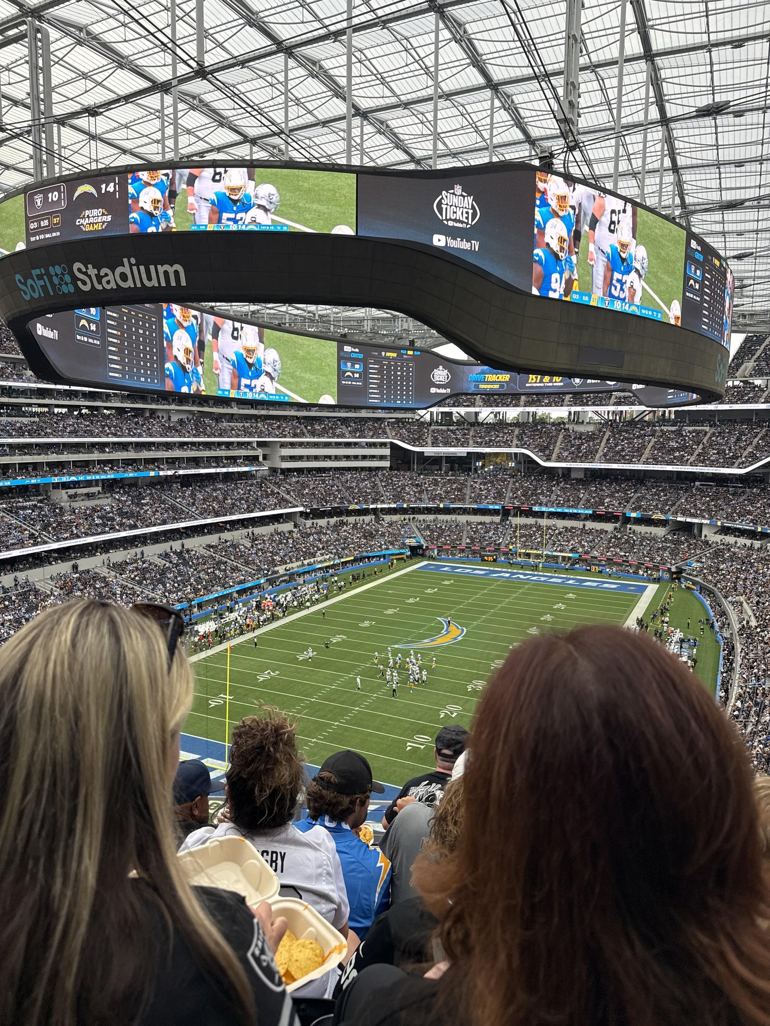 Real Fan View taken from Section 339 at SoFi Stadium by Andrea E