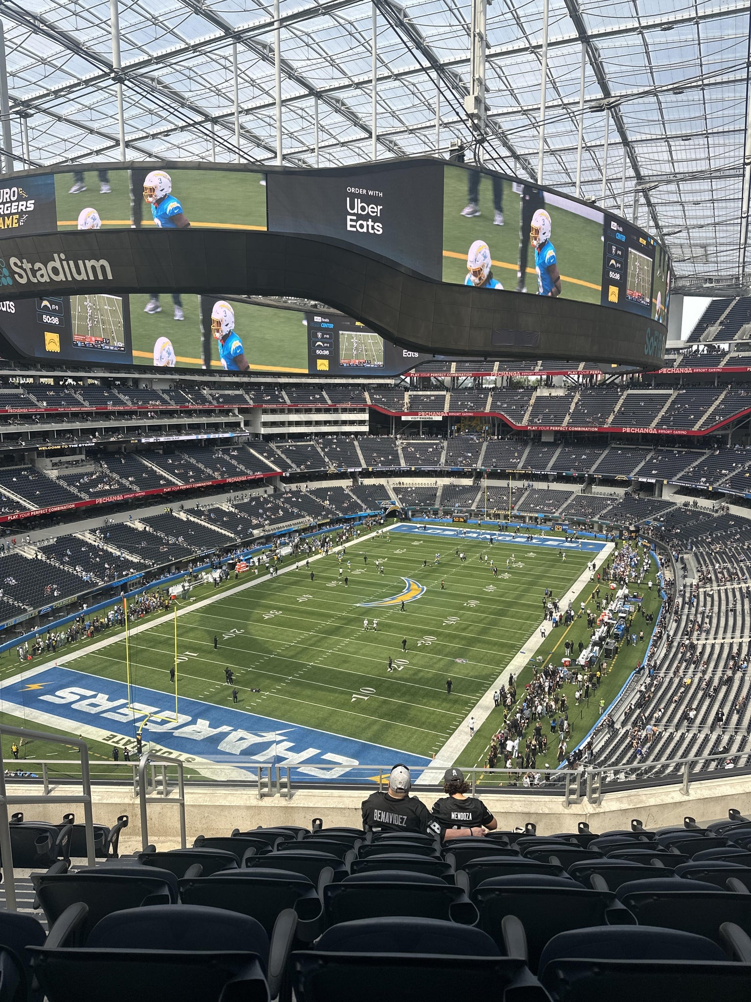Real Fan View taken from Section 340 at SoFi Stadium by Jack B