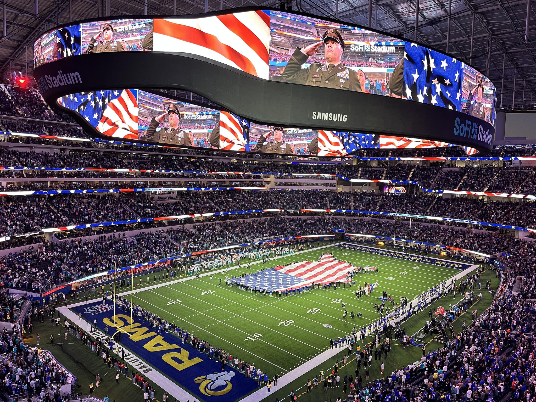 Real Fan View taken from Section 341 at SoFi Stadium by Jesse D