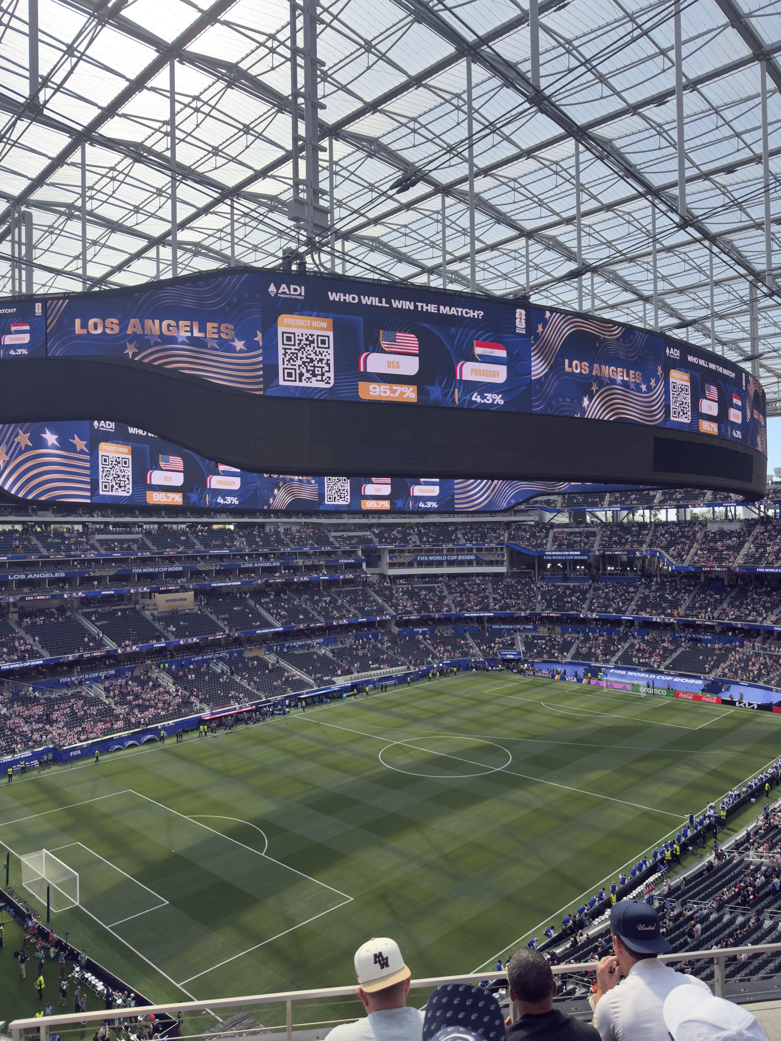 Real Fan View taken from Section 342 at SoFi Stadium by Alvaro E