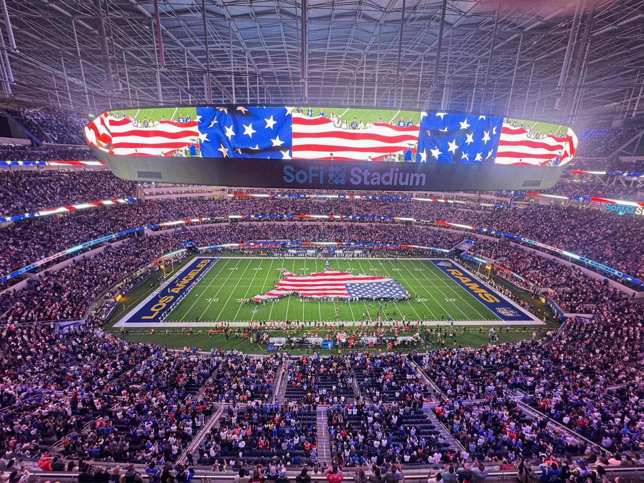 Real Fan View taken from Section 414 at SoFi Stadium by Nicolas B