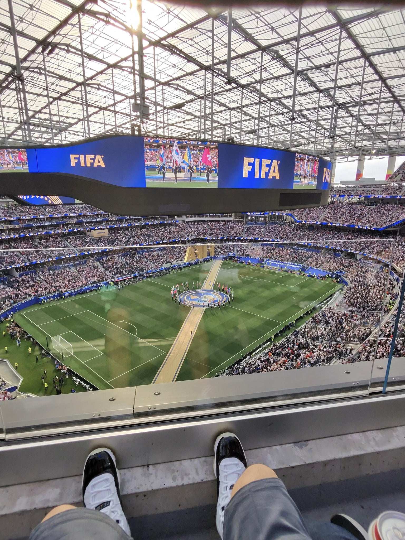 Real Fan View taken from Section 436 at SoFi Stadium by Bryant C