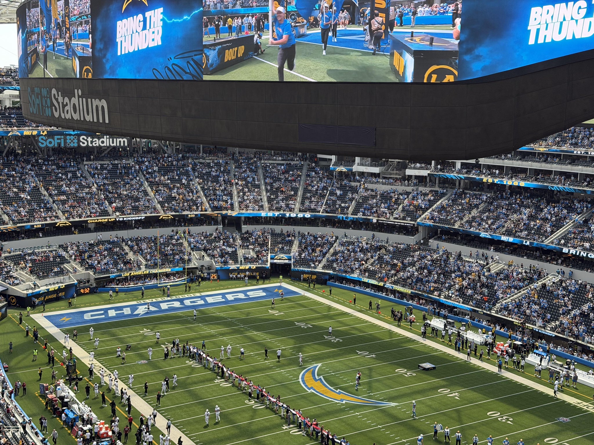 Real Fan View taken from Section 452 at SoFi Stadium by Rene T