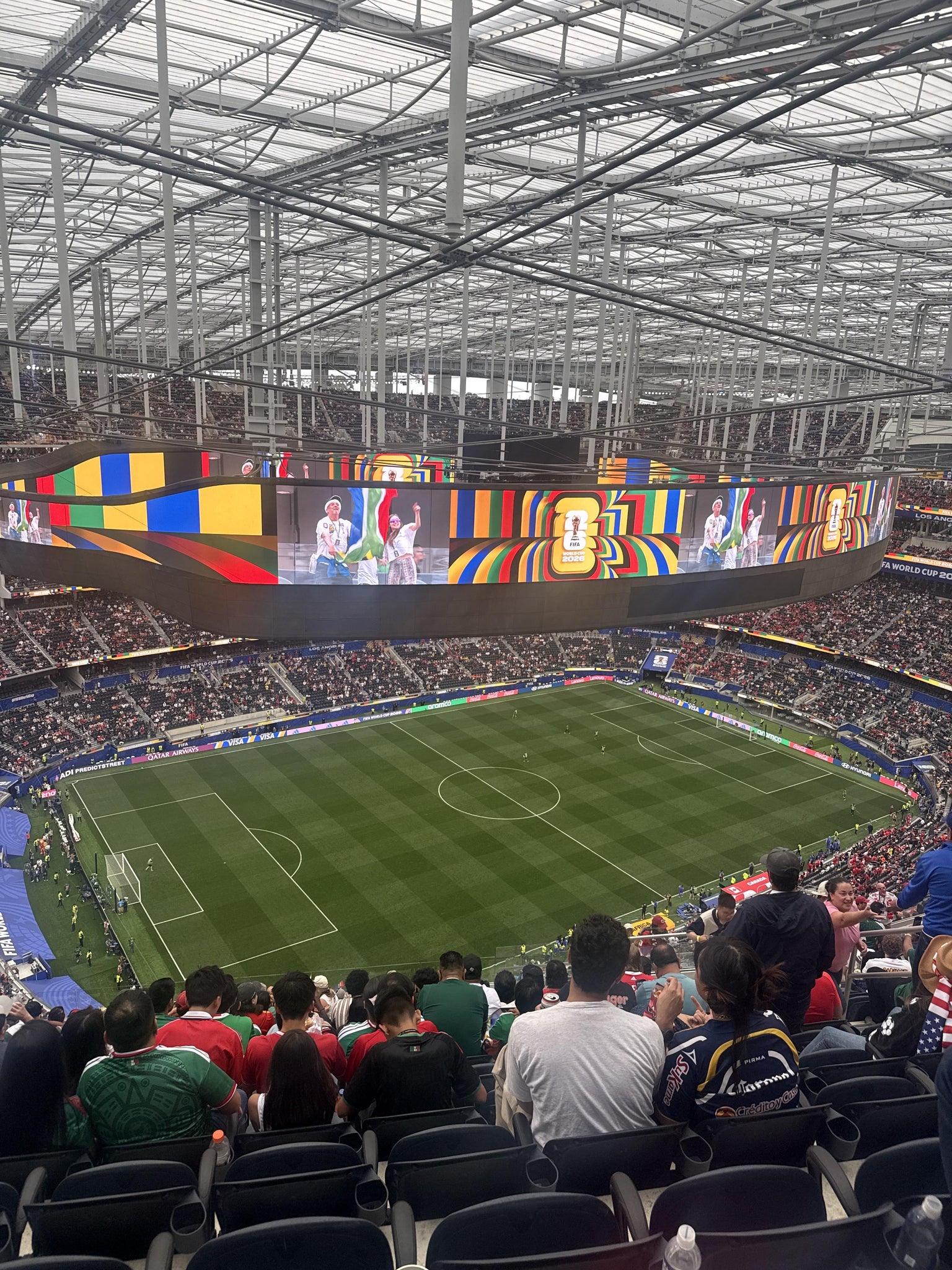 Real Fan View taken from Section 508 at SoFi Stadium by Jose T