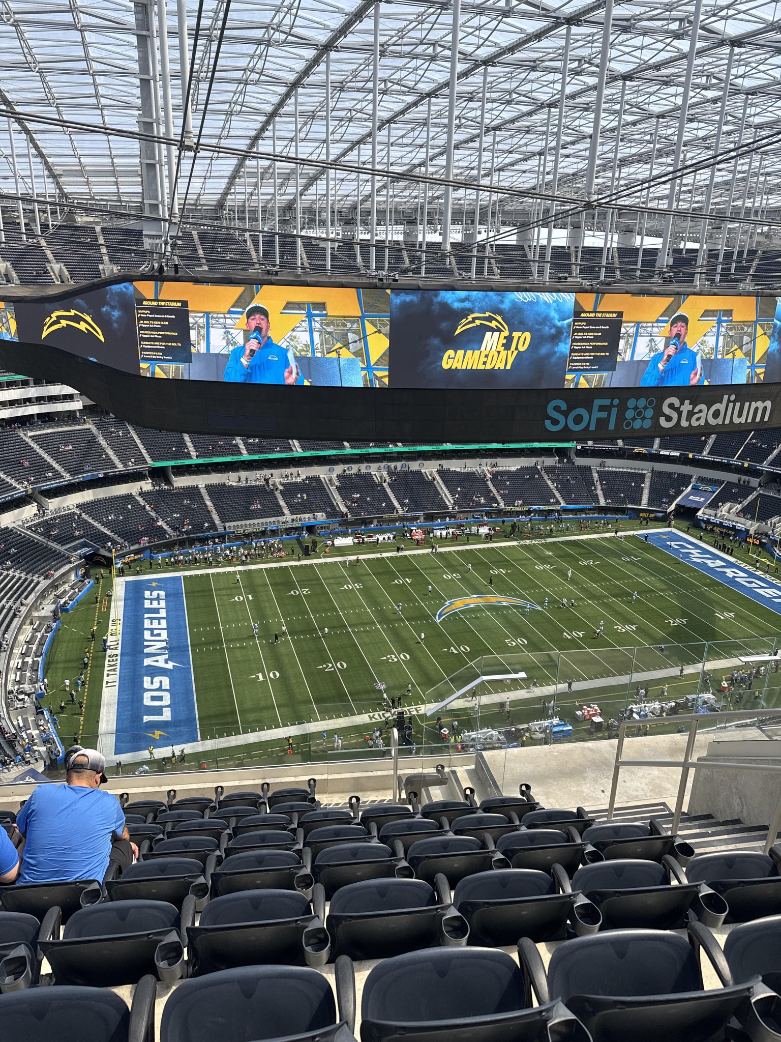 Real Fan View taken from Section 510 at SoFi Stadium by Chiayu C