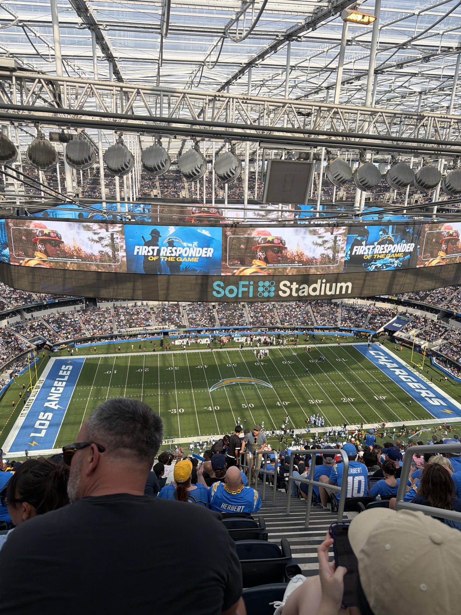 Real Fan View taken from Section 512 at SoFi Stadium by Eugene H