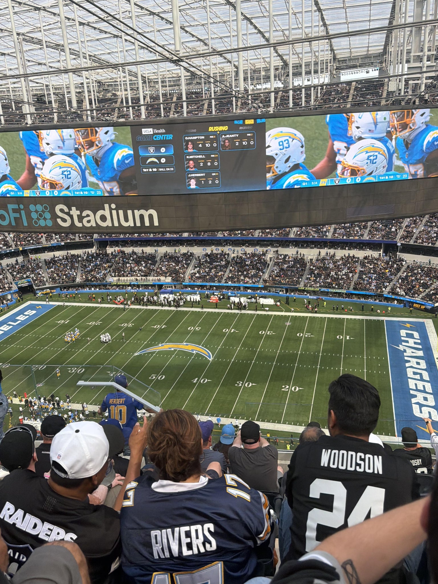 Real Fan View taken from Section 517 at SoFi Stadium by Tory H