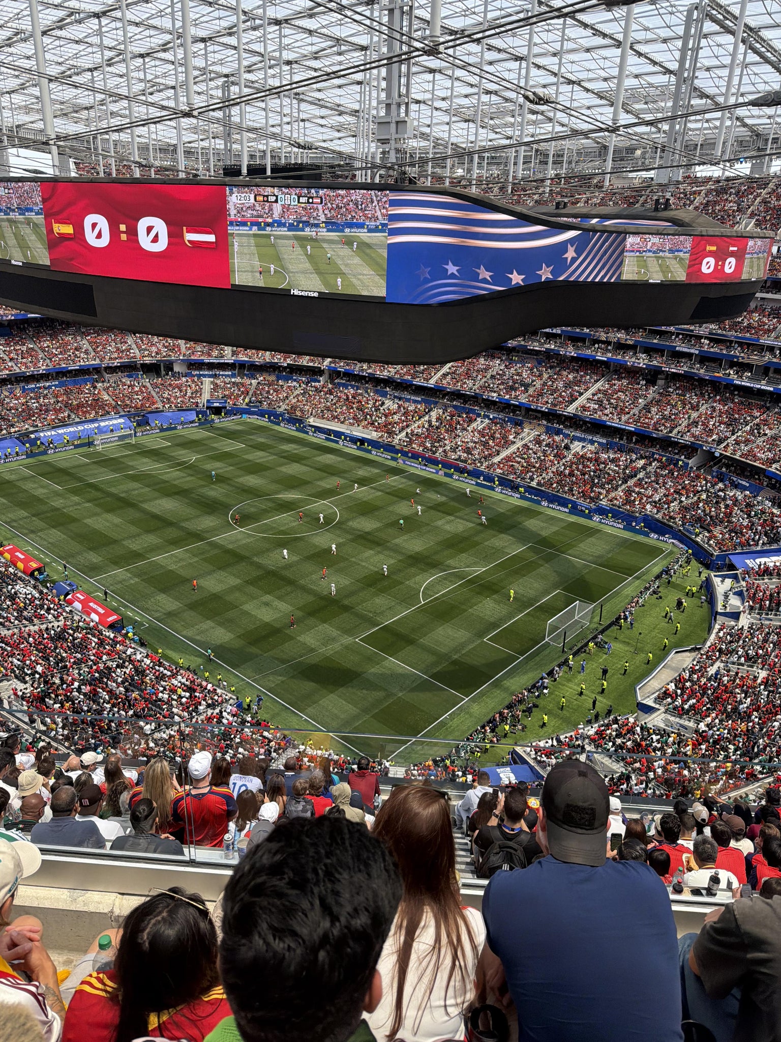 Real Fan View taken from Section 522 at SoFi Stadium by Christopher Z
