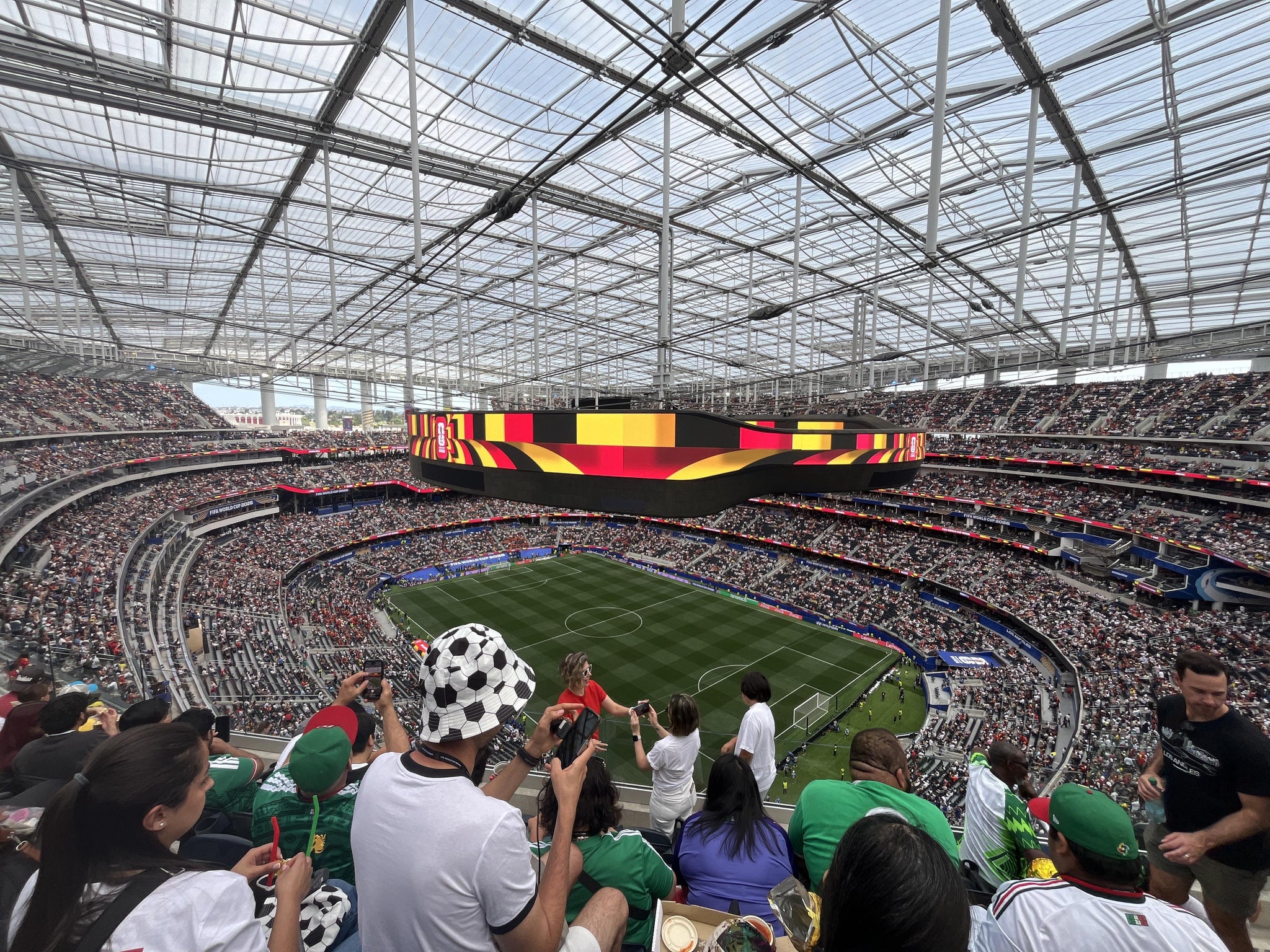 Real Fan View taken from Section 522 at SoFi Stadium by Anonymous User