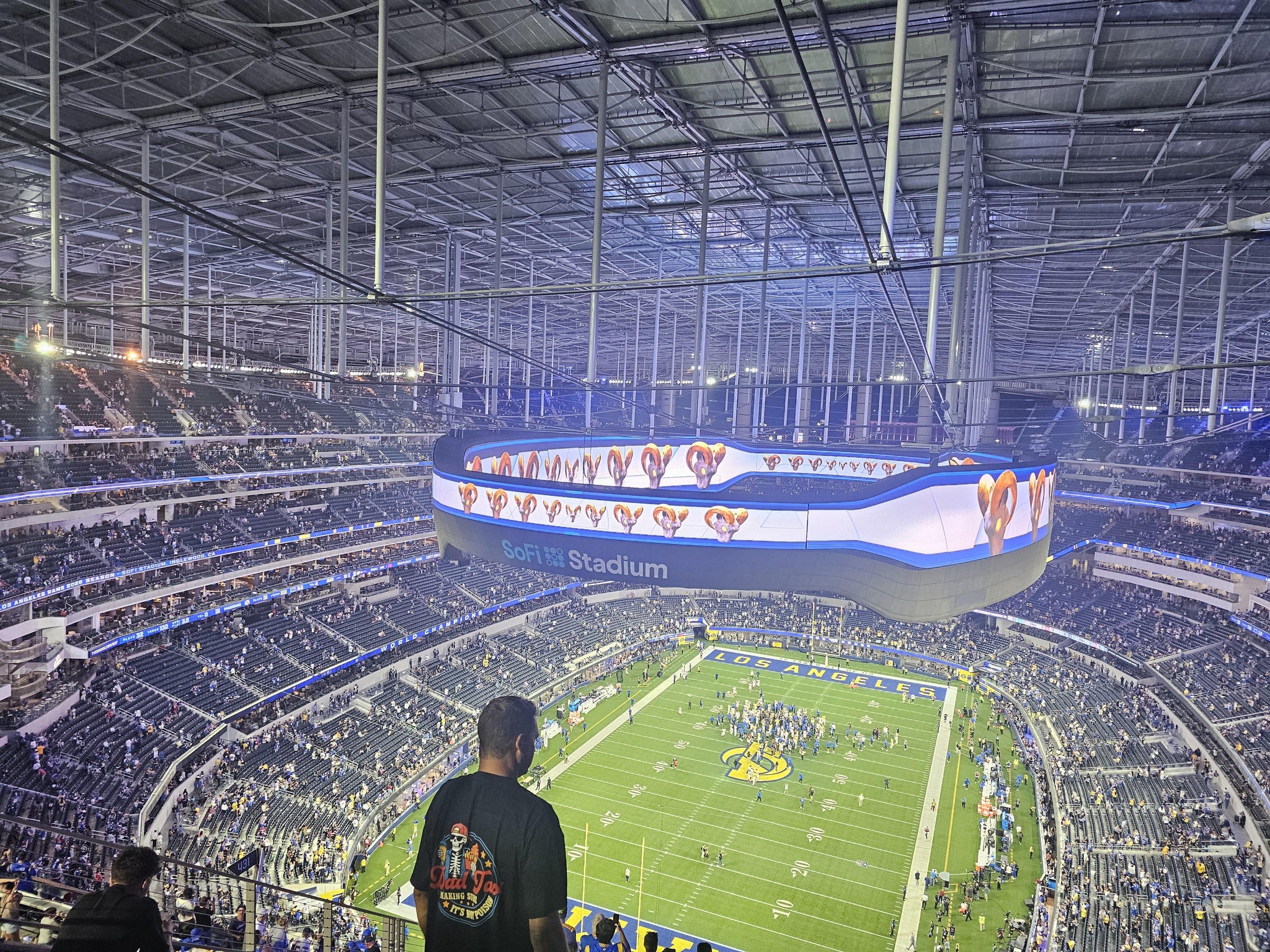 Real Fan View taken from Section 526 at SoFi Stadium by Rodrigo G