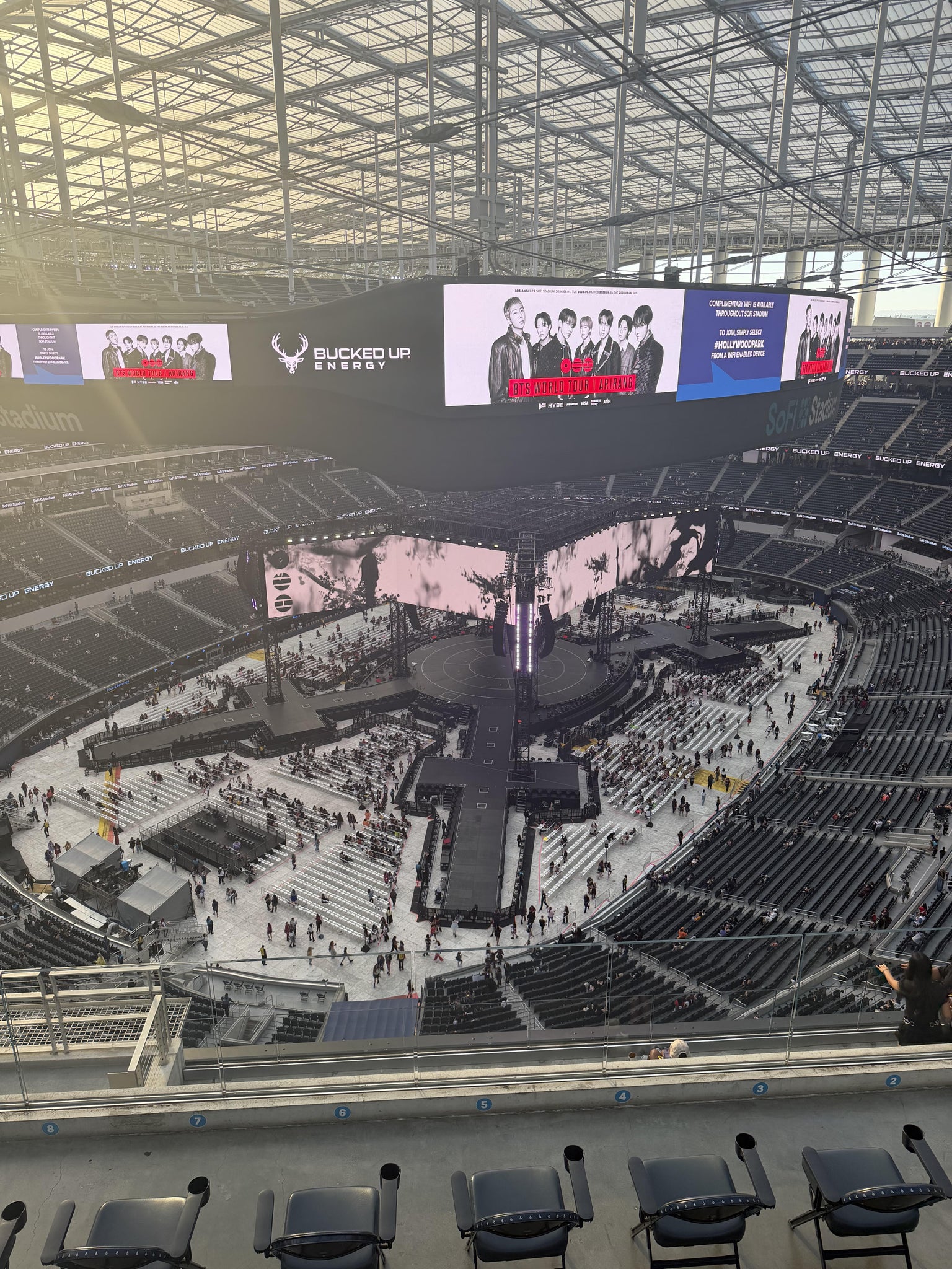 Real Fan View taken from Section 530 at SoFi Stadium by Mitzi R