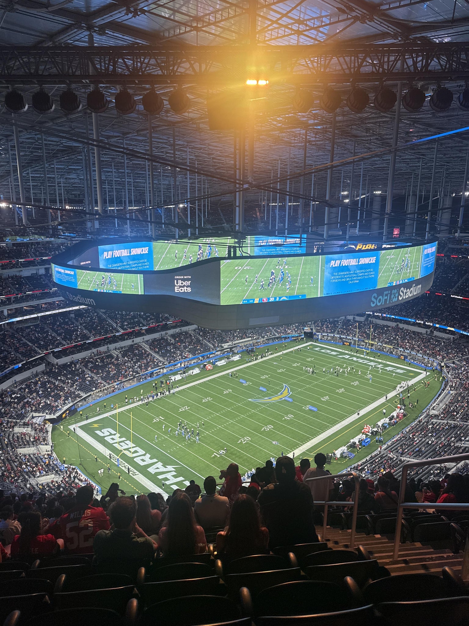 Real Fan View taken from Section 531 at SoFi Stadium by Angel G