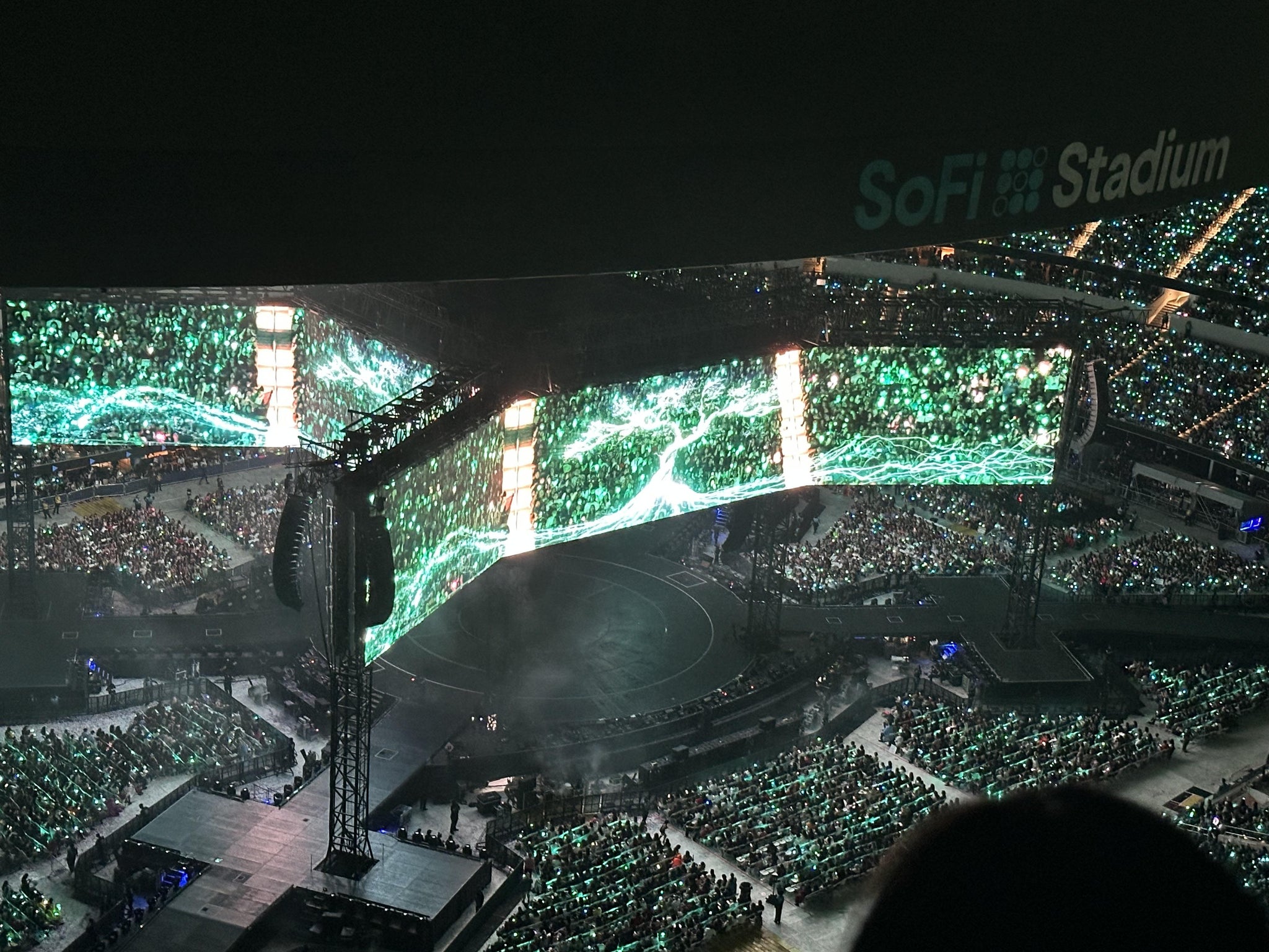 Real Fan View taken from Section 534 at SoFi Stadium by Merlyn O