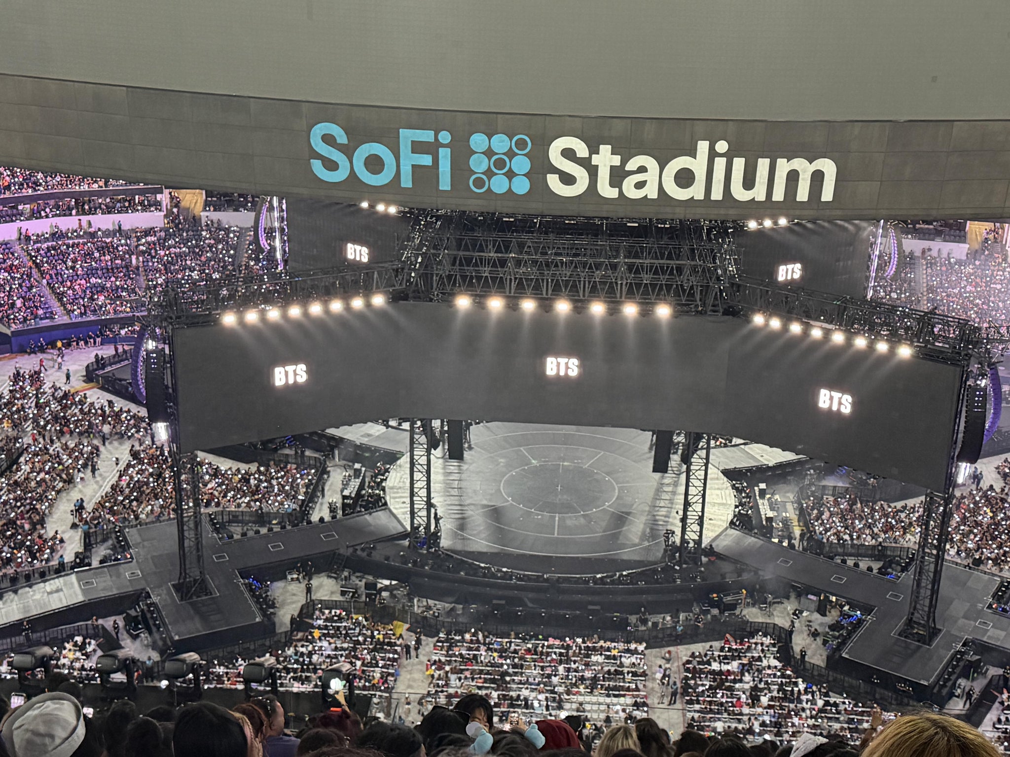 Real Fan View taken from Section 540 at SoFi Stadium by Sandra B