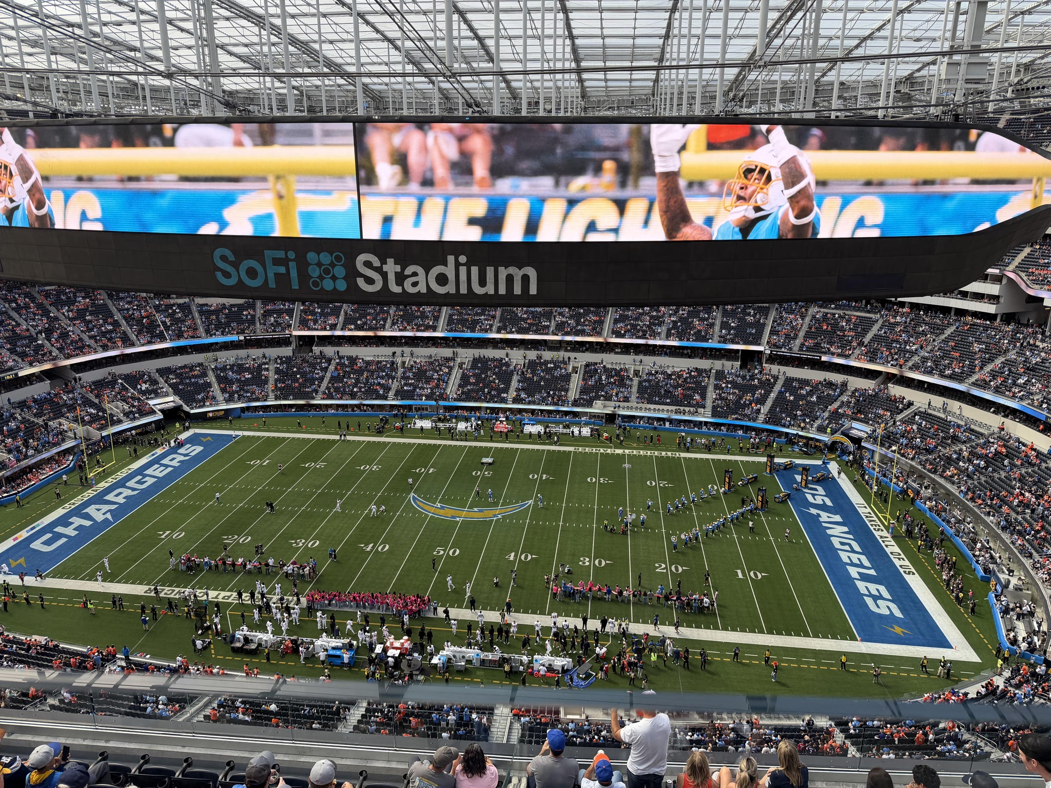 Real Fan View taken from Section 542 at SoFi Stadium by Gabriel K