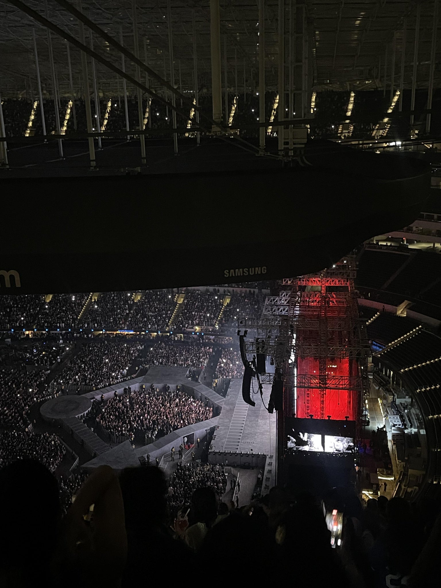 Real Fan View taken from Section 544 at SoFi Stadium by Em V