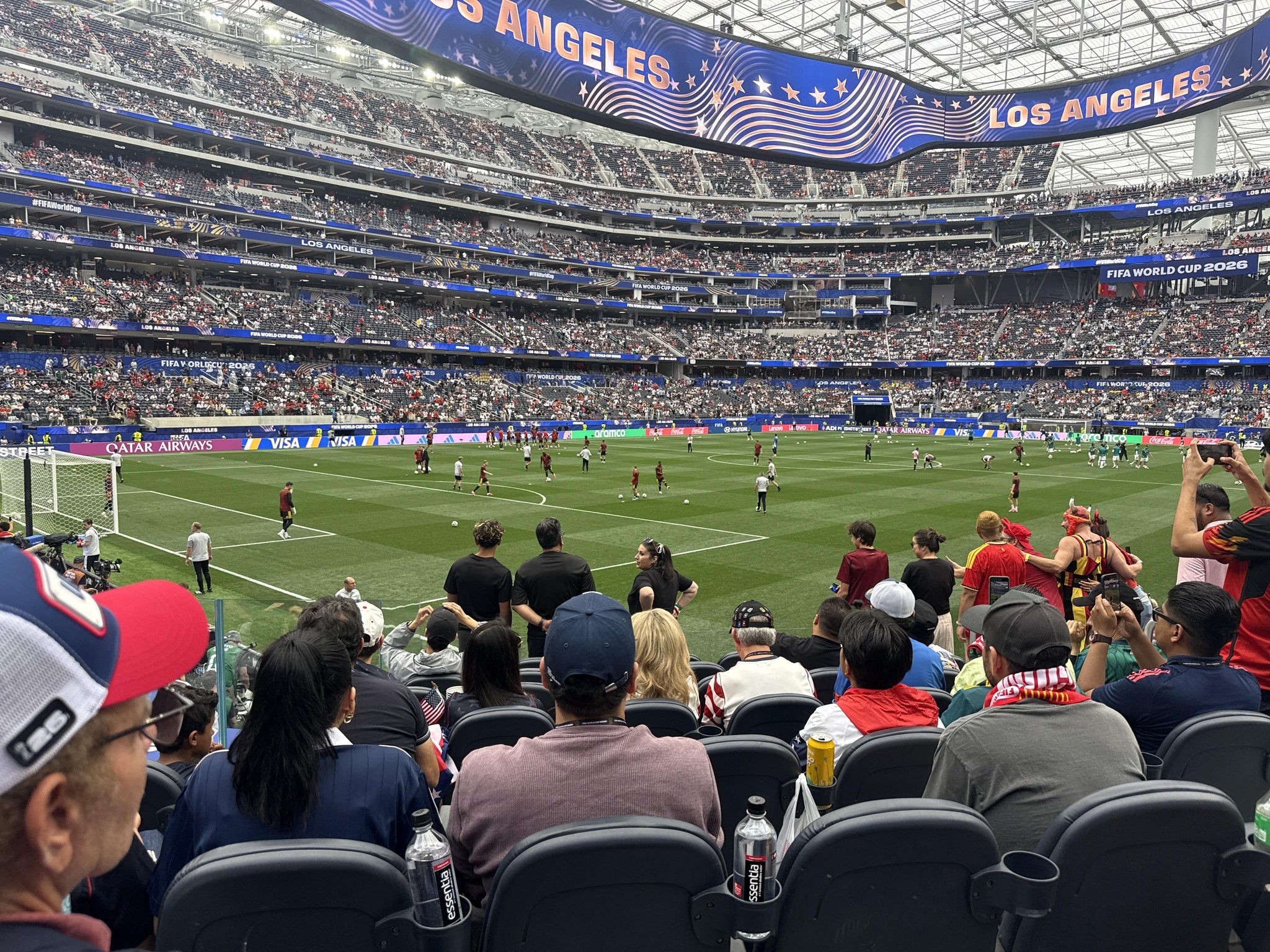 Real Fan View taken from Club 106 at SoFi Stadium by Miguel M