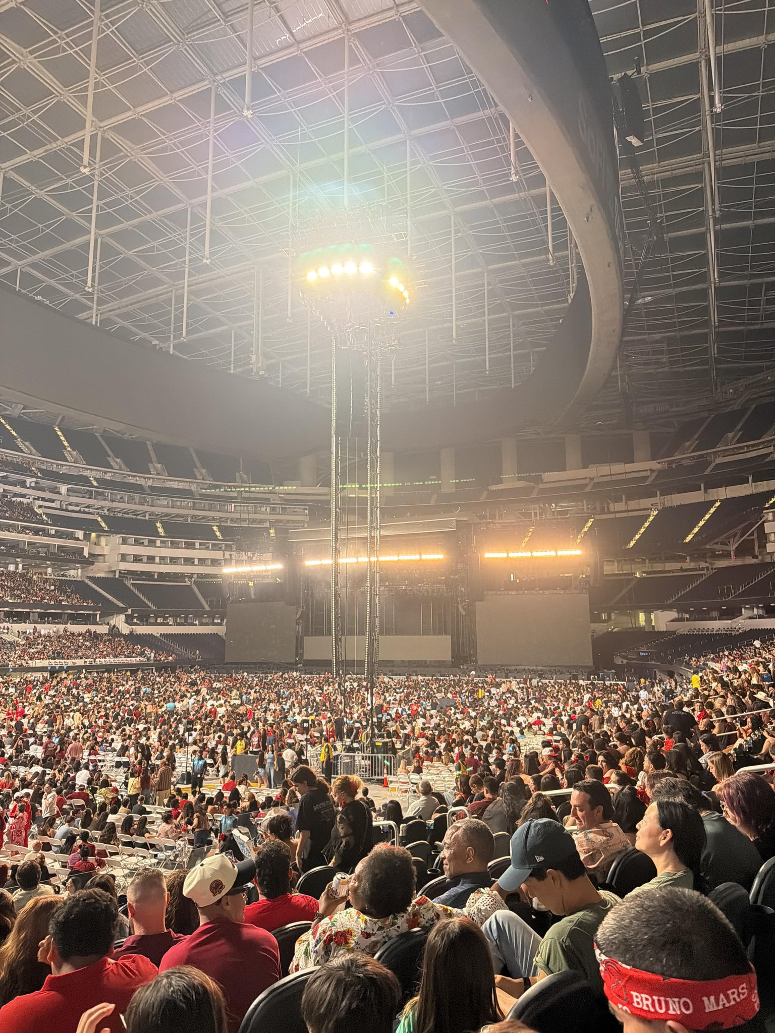 Real Fan View taken from Club 127 at SoFi Stadium by Maria U