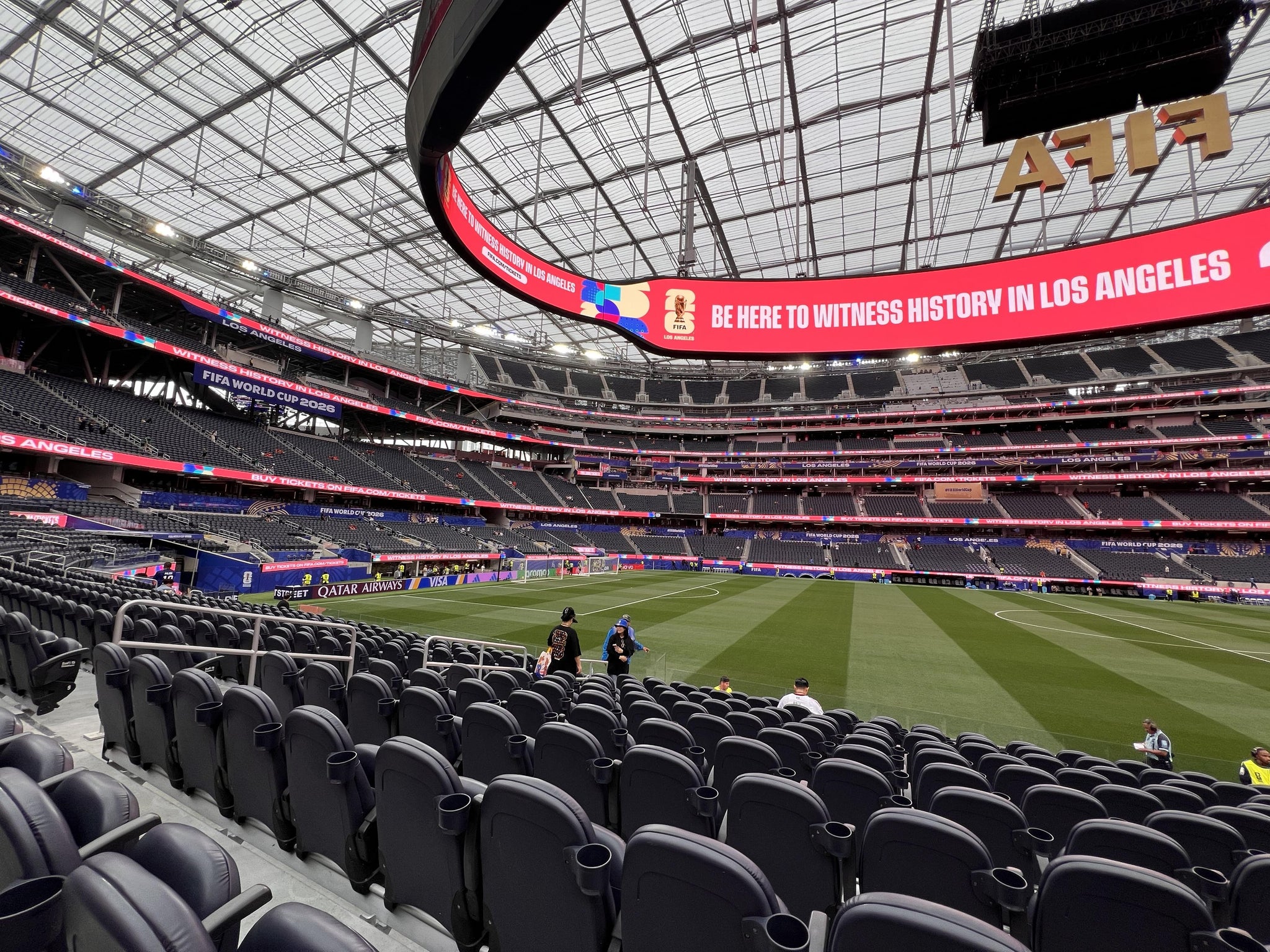 Real Fan View taken from Club 130 at SoFi Stadium by Joris V