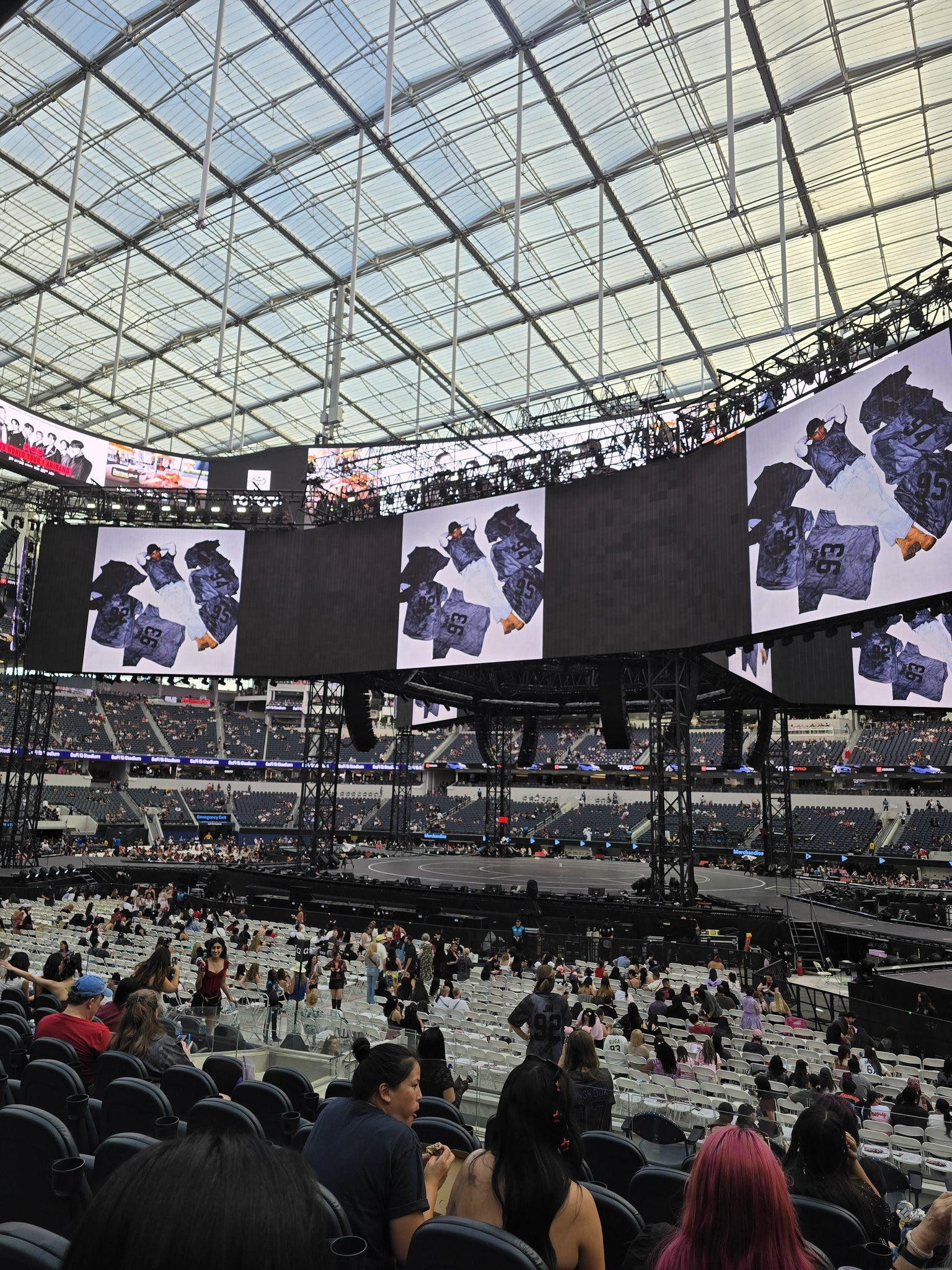 Real Fan View taken from Club 133 at SoFi Stadium by Grace A