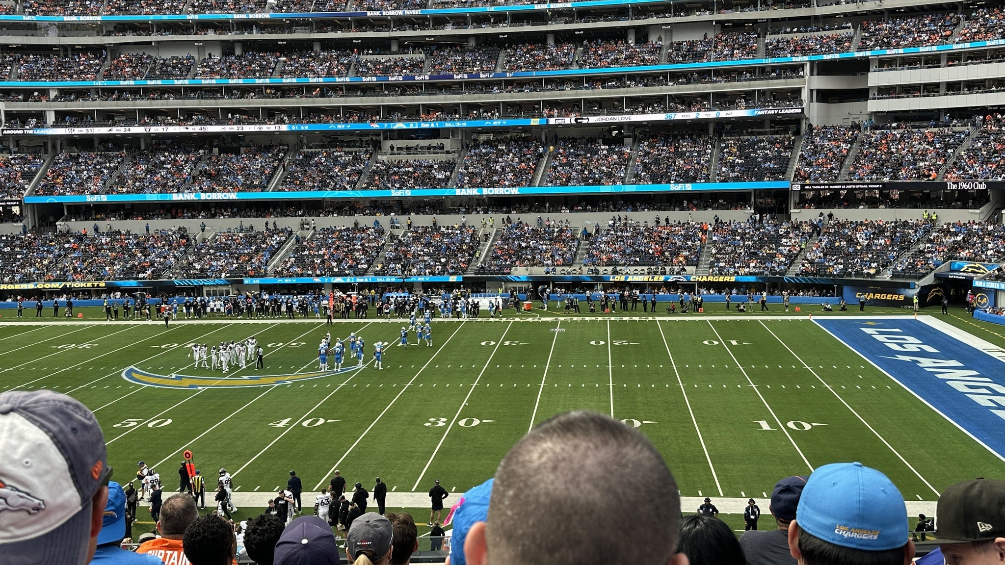 Real Fan View taken from Club 248 at SoFi Stadium by Abel T