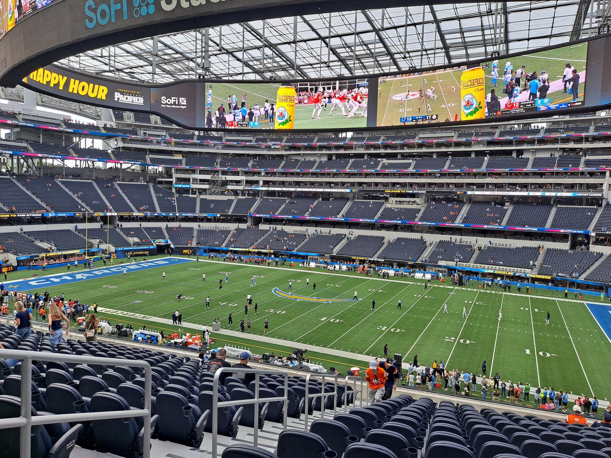 Real Fan View taken from Club 249 at SoFi Stadium by Hans S