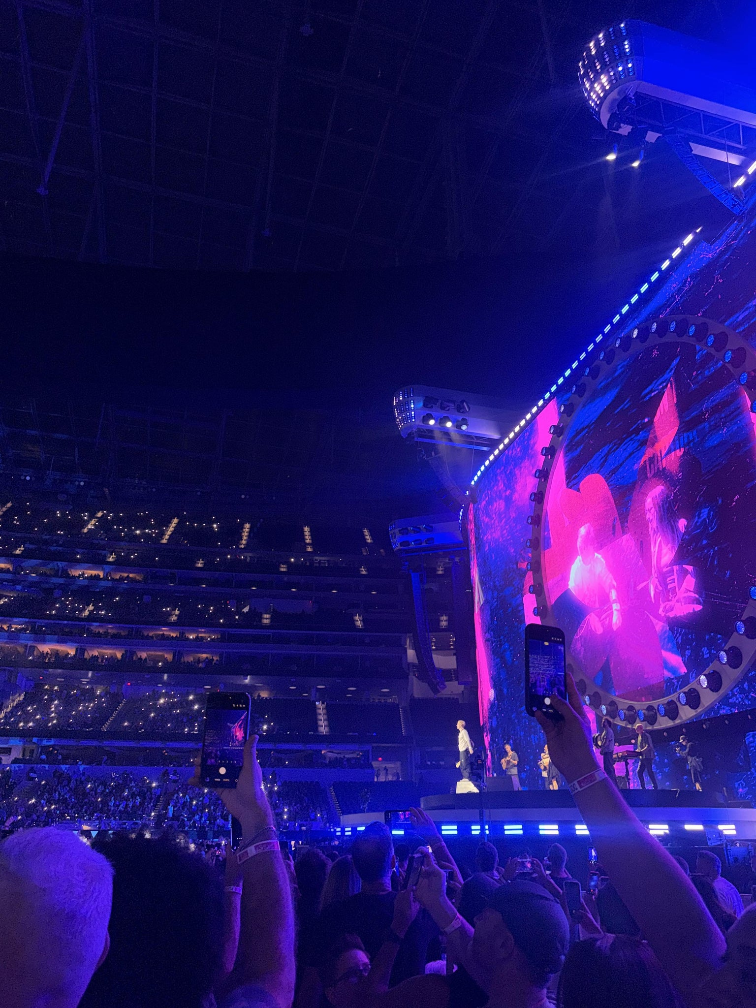 Real Fan View taken from Floor A 4 at SoFi Stadium by Caroline C